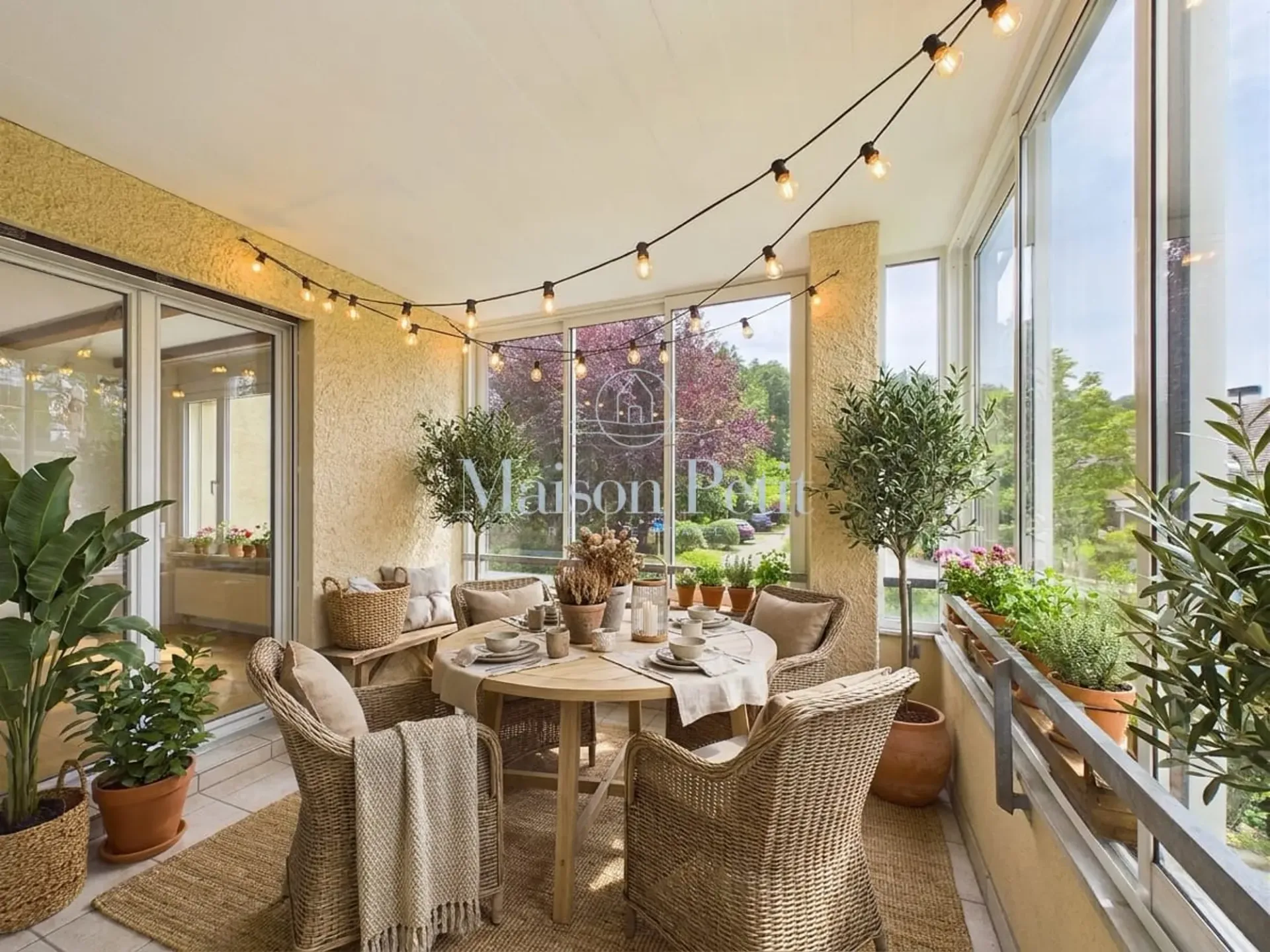Perfect for small families, couples or singles - in Ebmatingen, 96m2 living space with glazed loggia is looking for new owners.