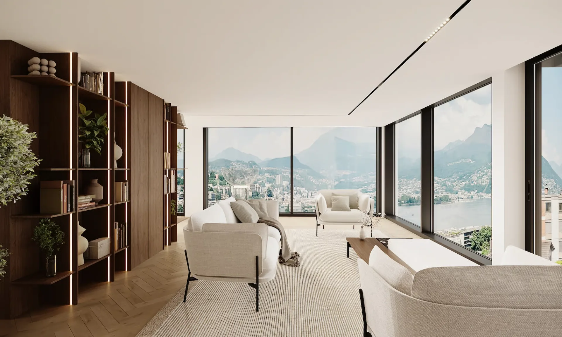 NUOVO ATTICO DI 7  LOCALI CON VISTA LAGO A PARADISO