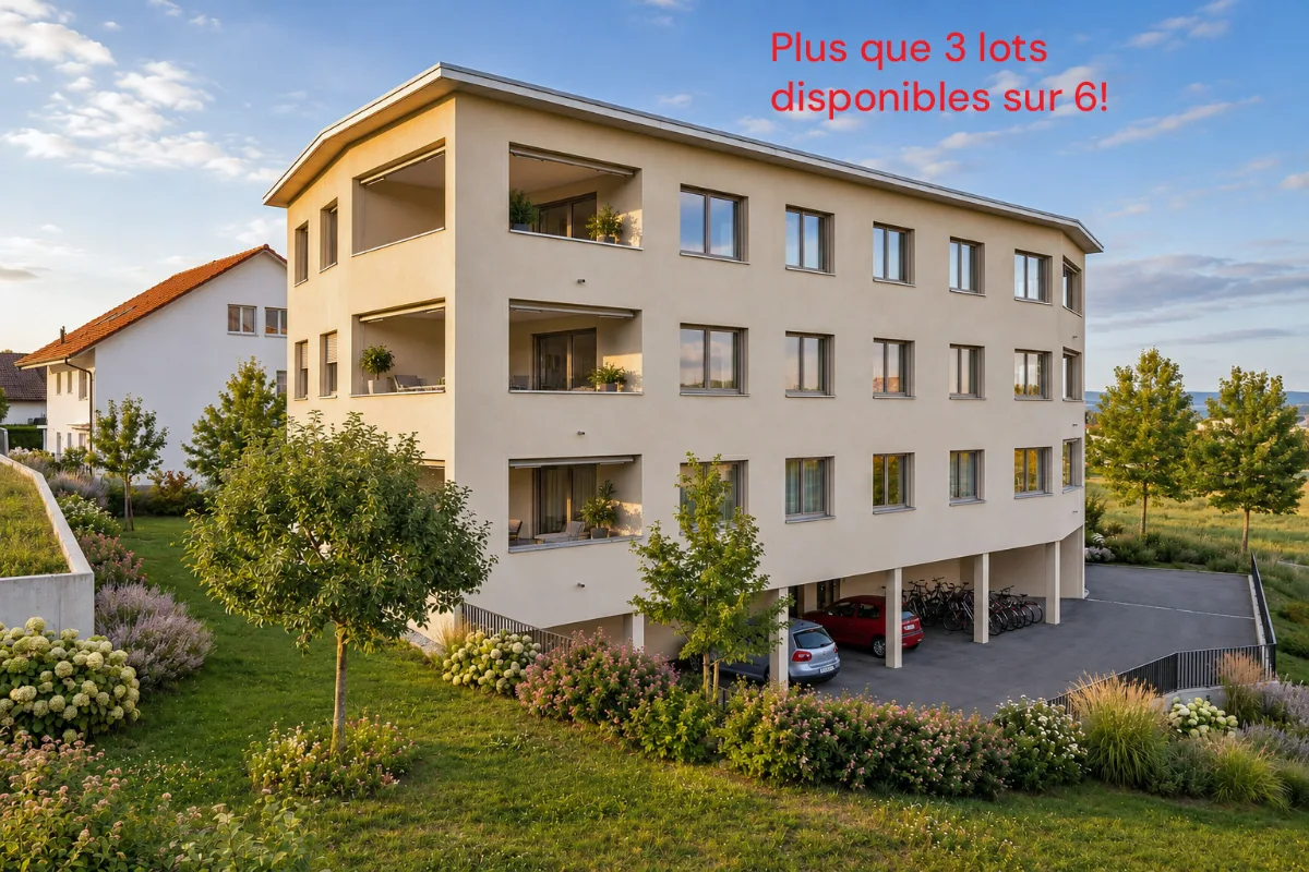 Wohnung mit 3½ Zimmern in einer gehobenen Wohnanlage in Vuadens