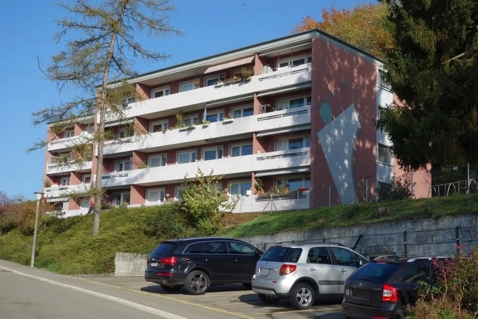 Einstellplatz für Motorrad
