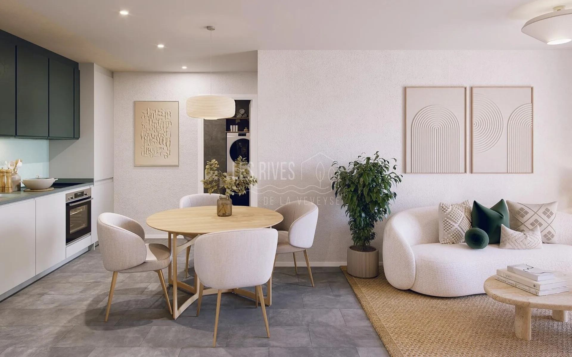 Neue 2.5-Zimmer-Wohnung mit Balkon - Les Rives de la Veveyse