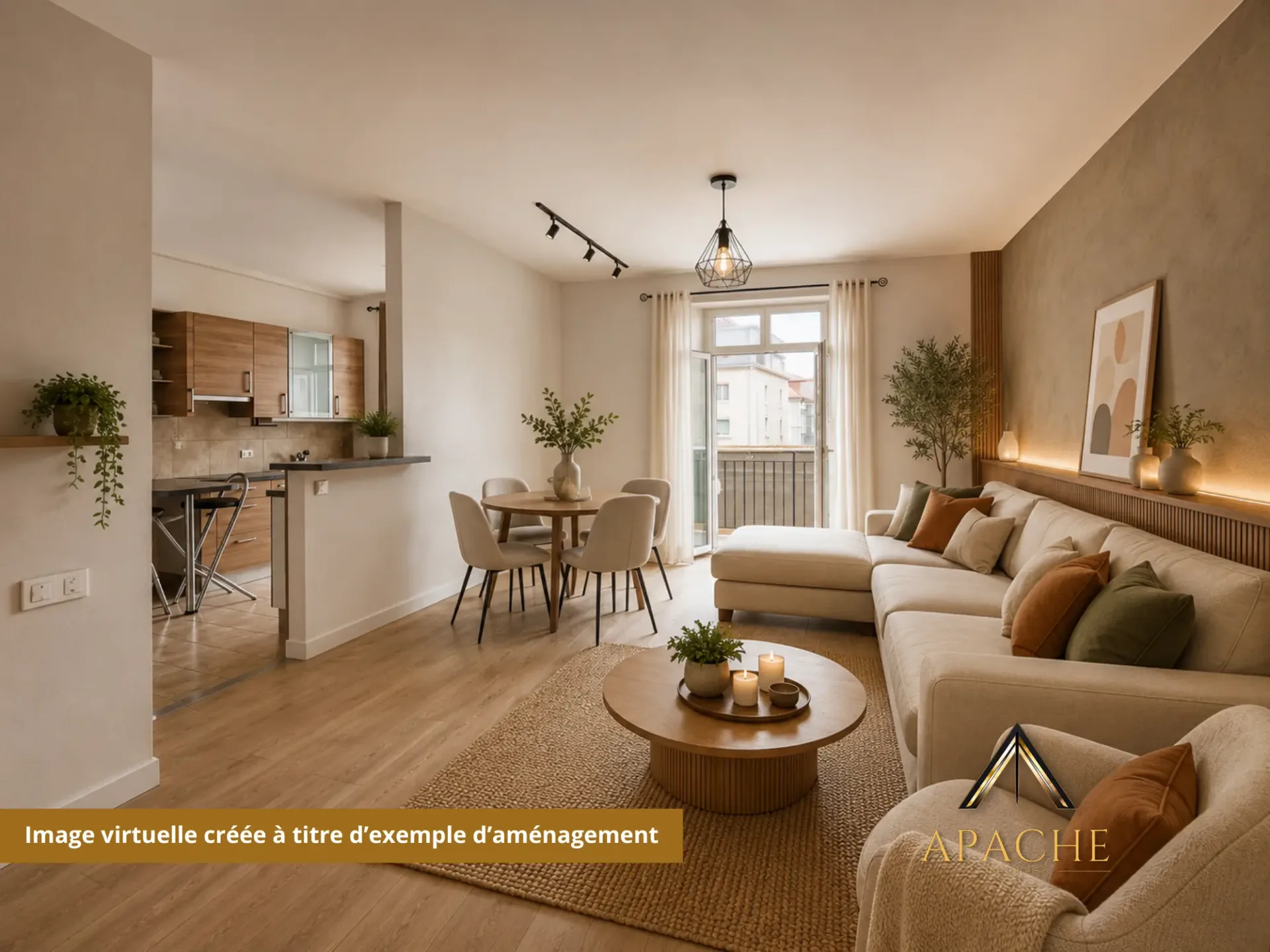 2 + 3,5 Räume oder 5,5 Räume mit großem Balkon? Die Wahl liegt bei Ihnen!