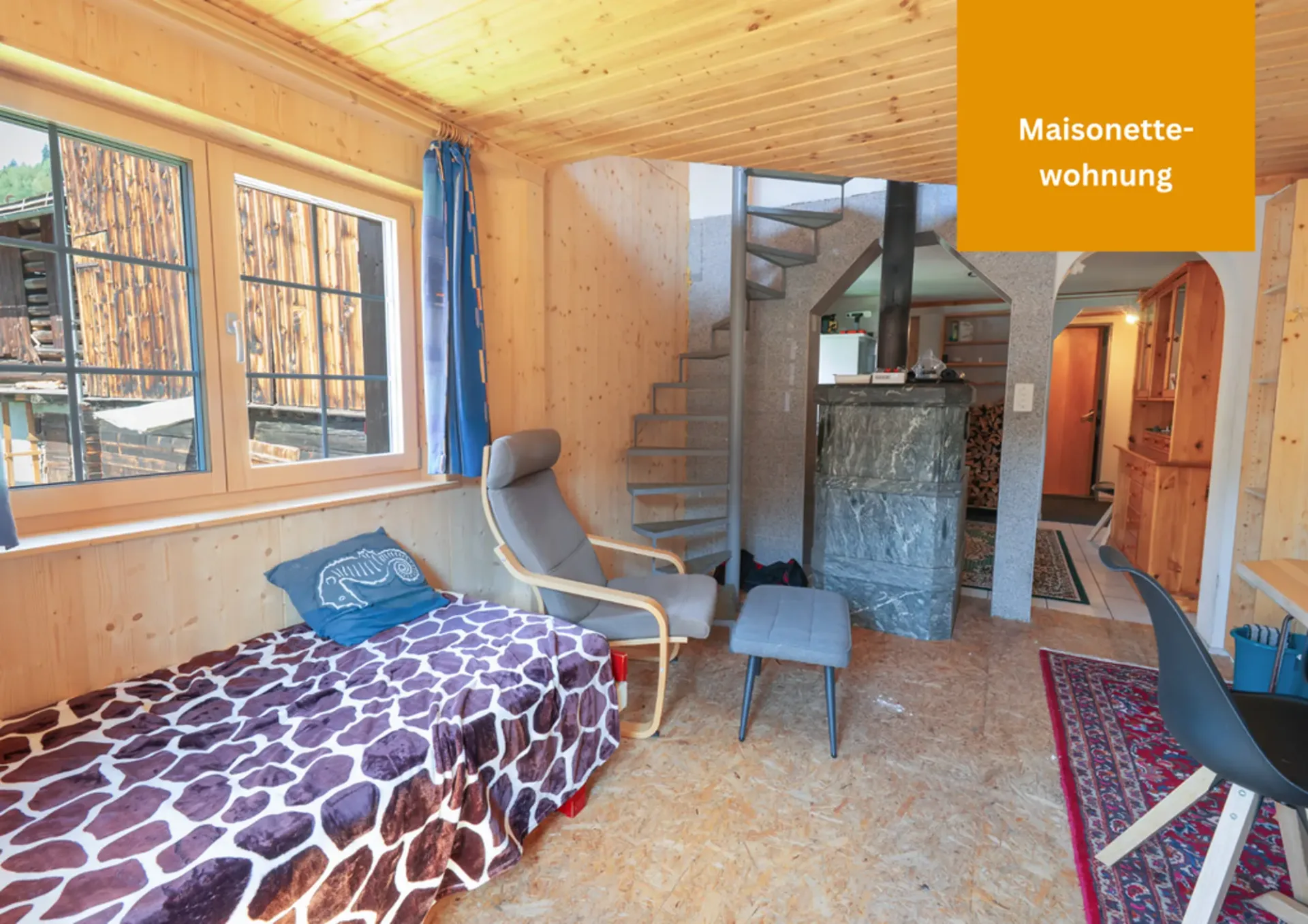 3.5 Zimmer-Maisonettewohnung mit Ausbaupotenzial