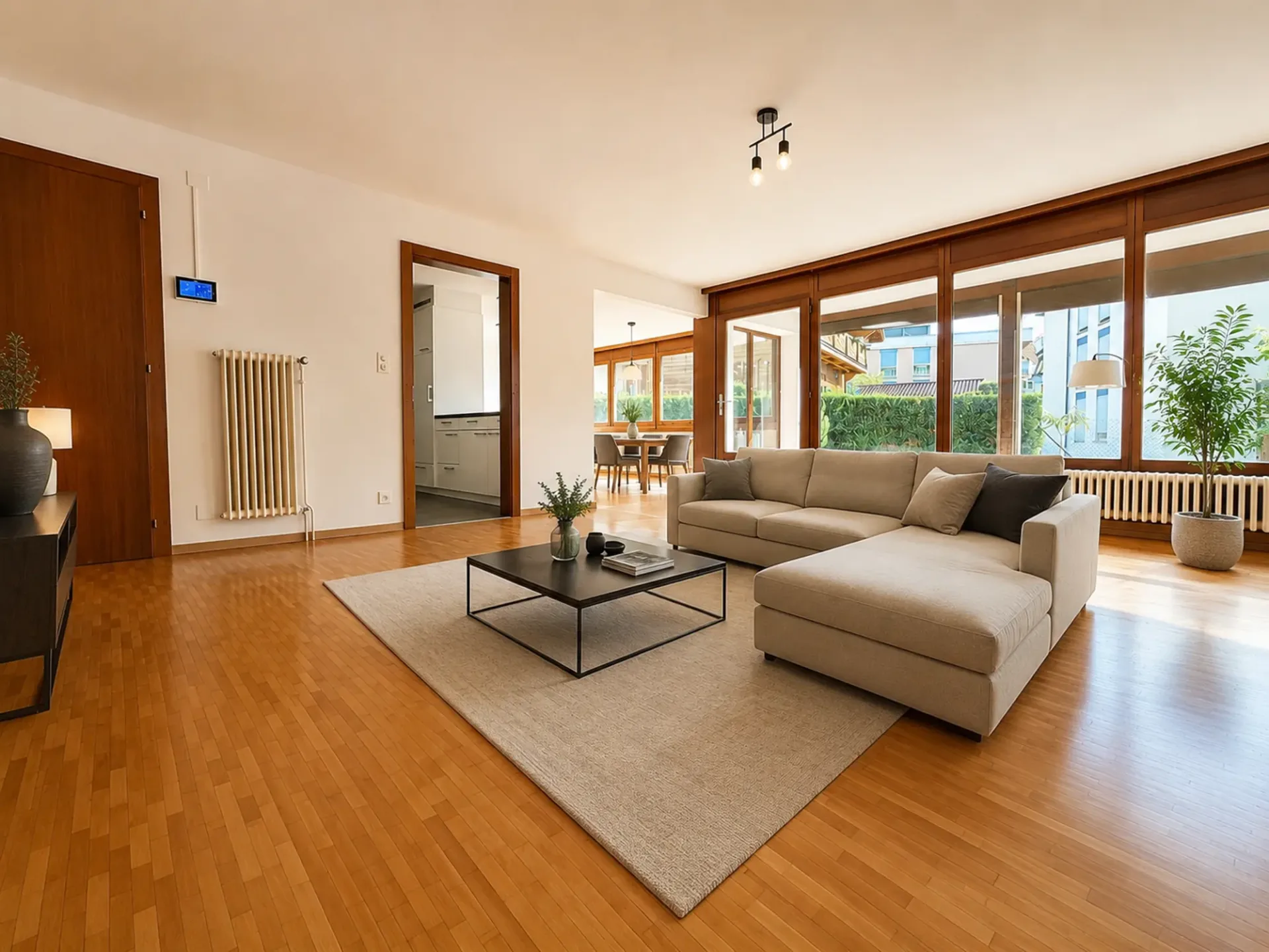 Geräumig mit Garten und großem Wohnzimmer von 45 m²