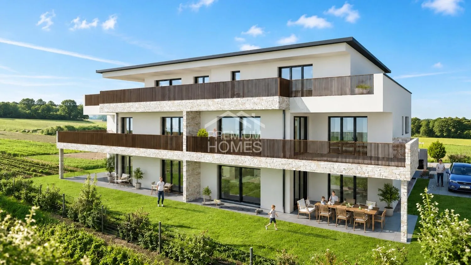 NEUBAU: 4.5 Zimmer Wohnung mit grosszügigem Balkon