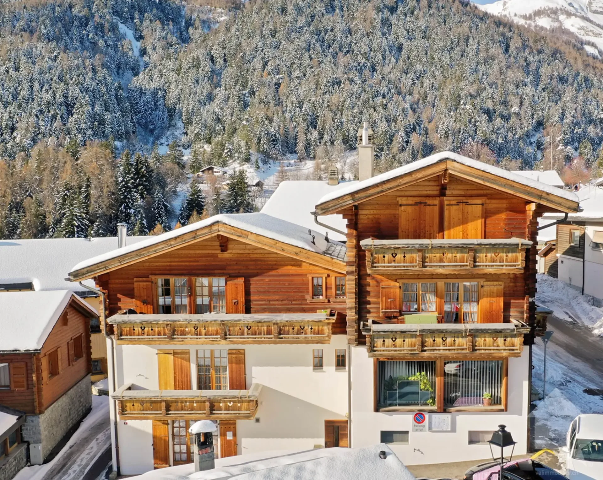 Appartement mit 4.5 Zimmern im Zentrum des Ortes mit schöner Aussicht