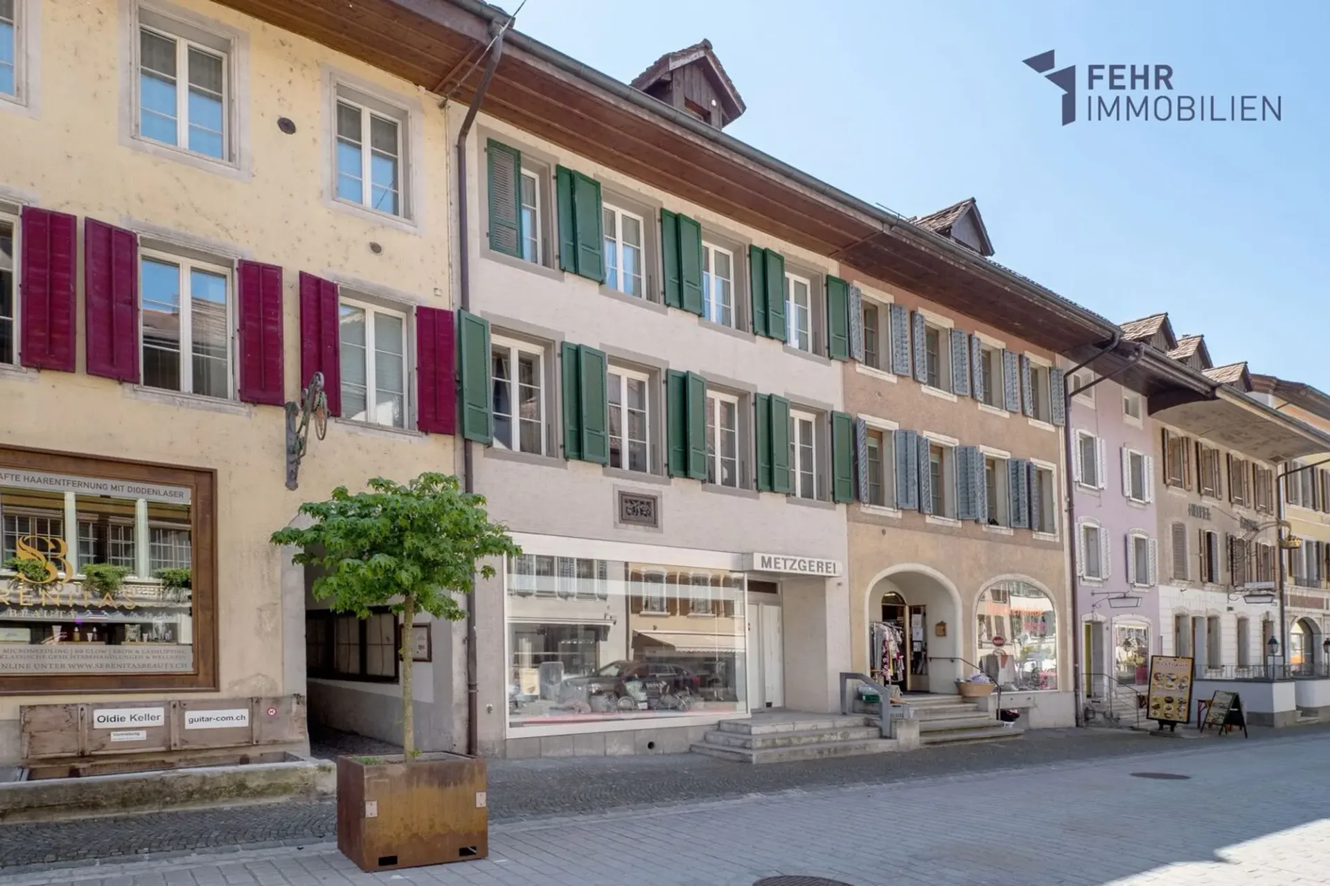 Fehr Immobilien - Zentral gelegene Wohn- und Gewerbeliegenschaft