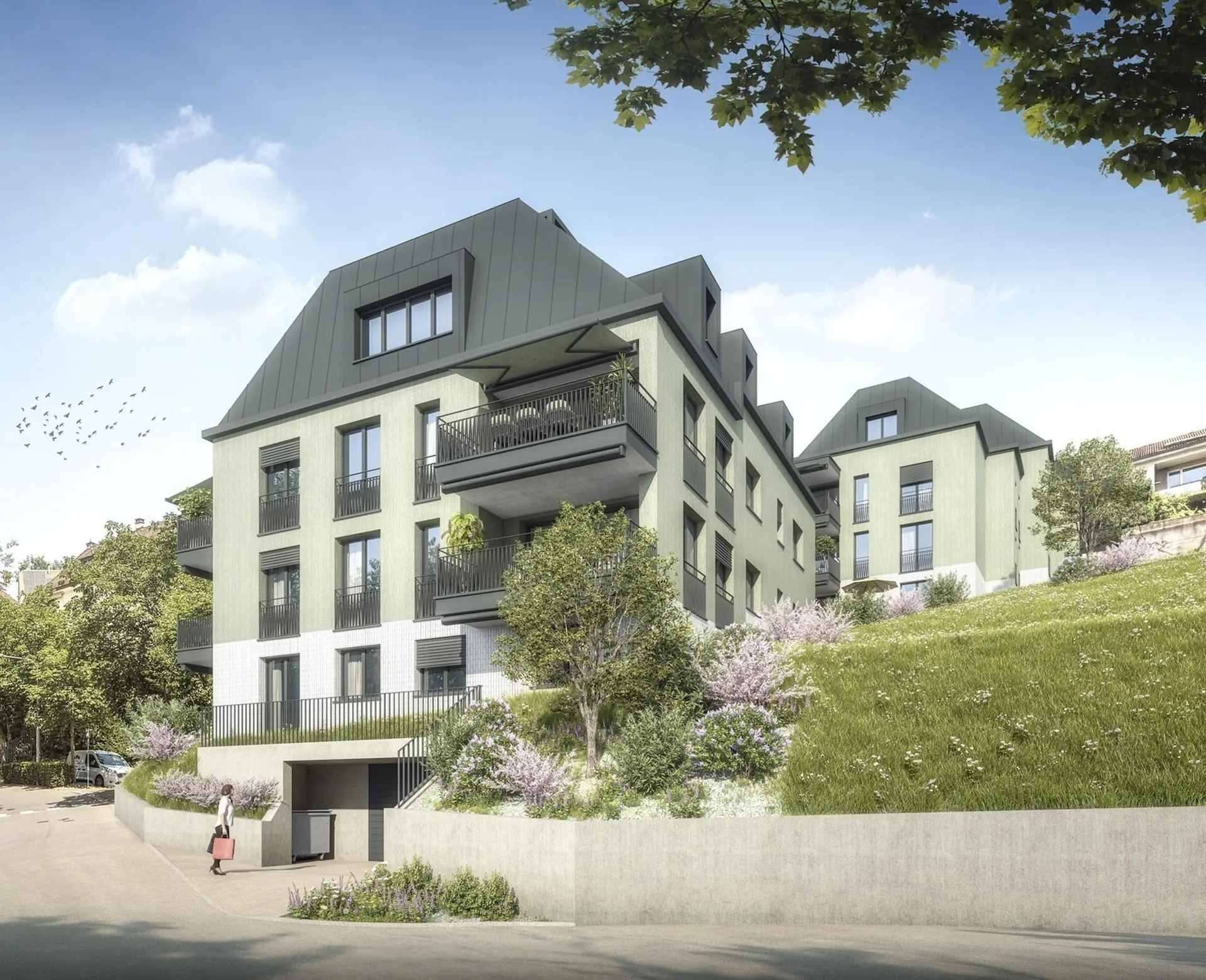 Hoch über der Limmat  Exklusive Eigentumswohnungen im TOBELEGG