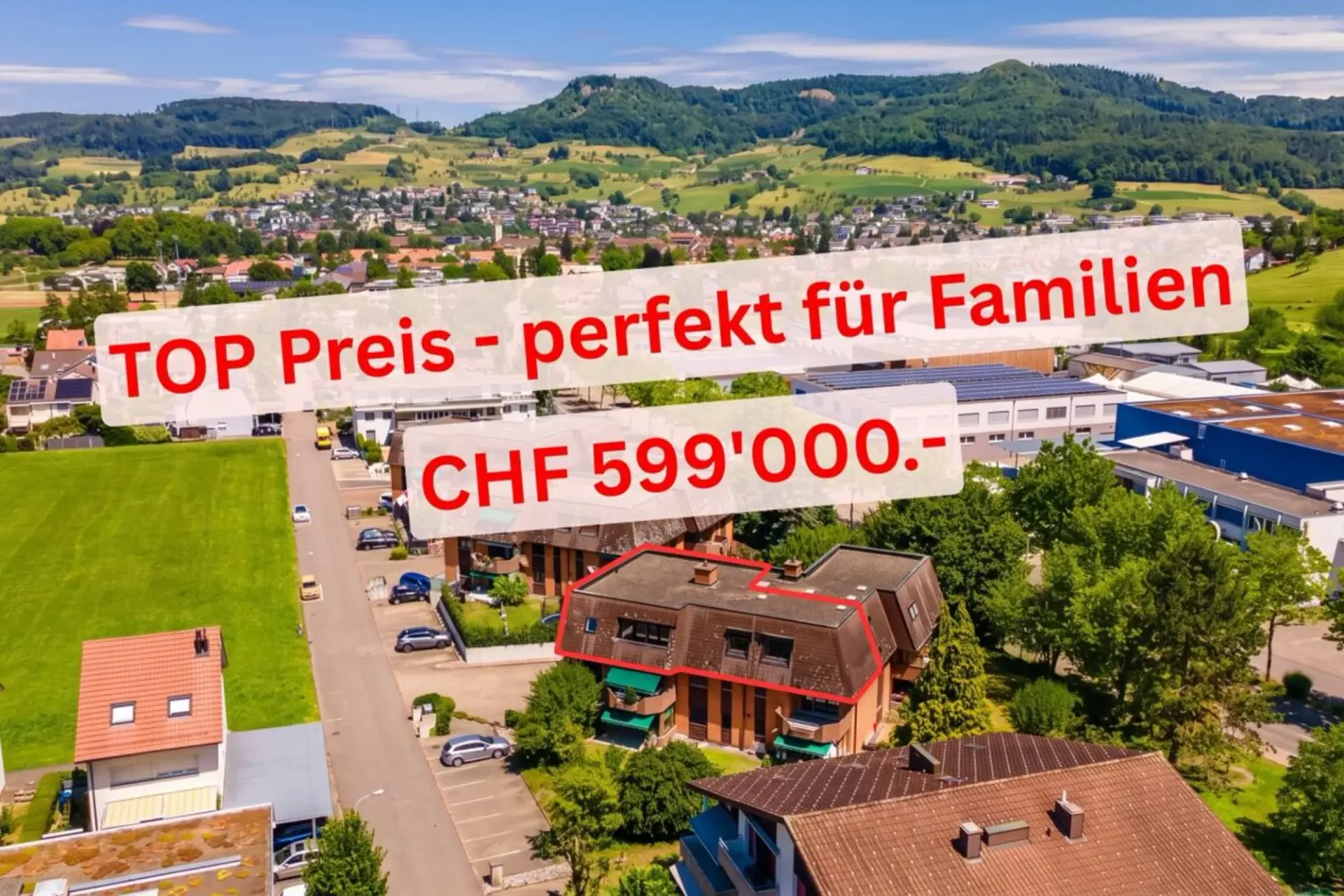 TOP Preis - sehr grosse Wohnung direkt an der Grenze zu Sissach