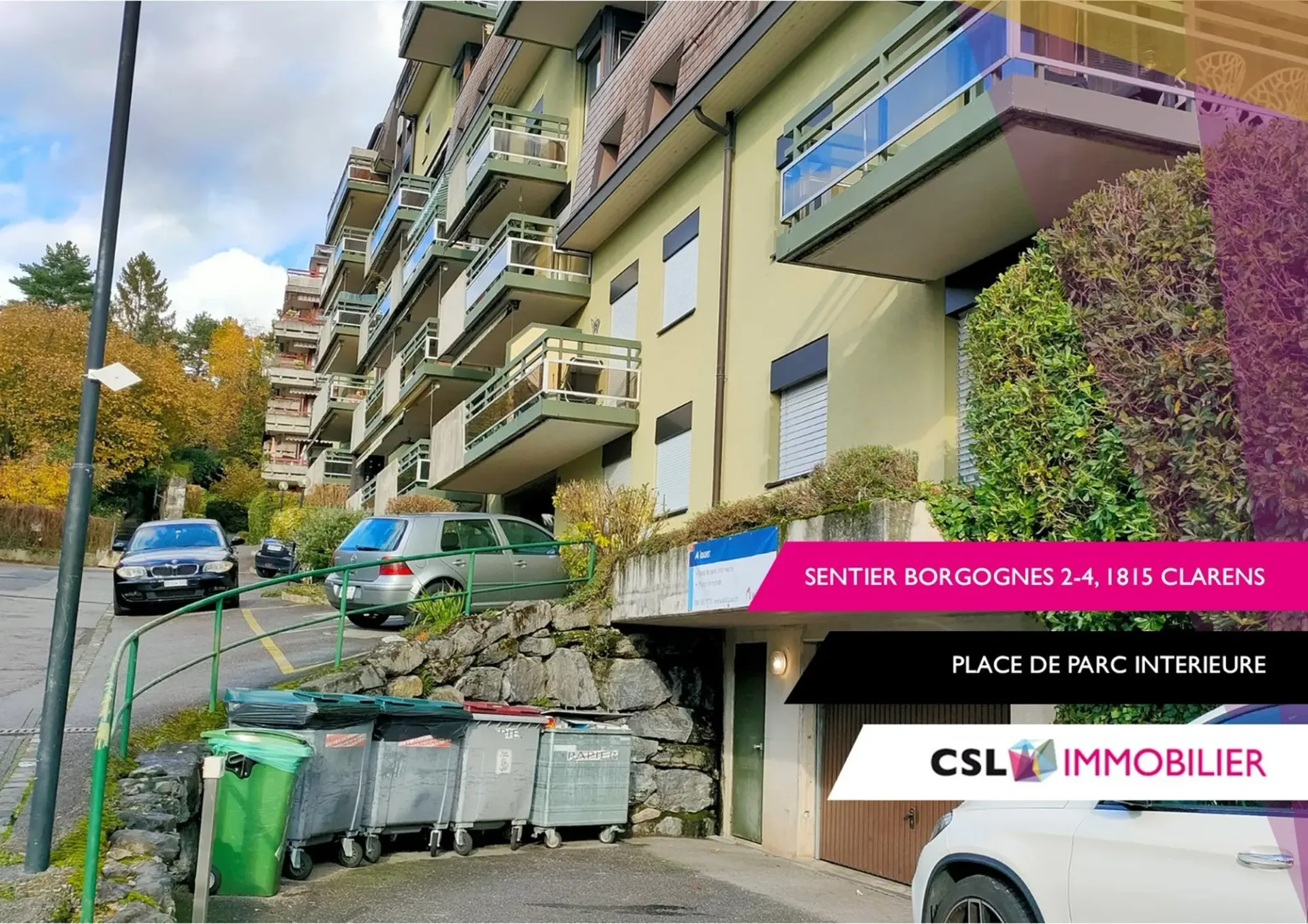 Zu vermieten - Innenparkplätze sofort verfügbar