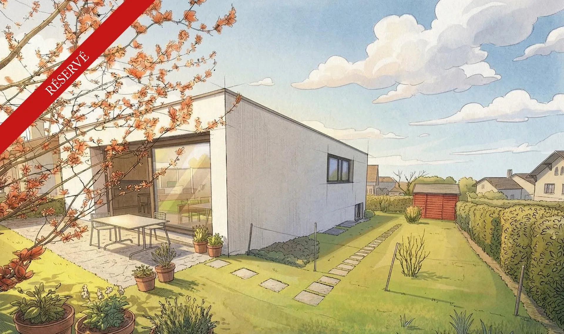 Contemporary Villa in the Heart of Bernex, Absolute Calm
