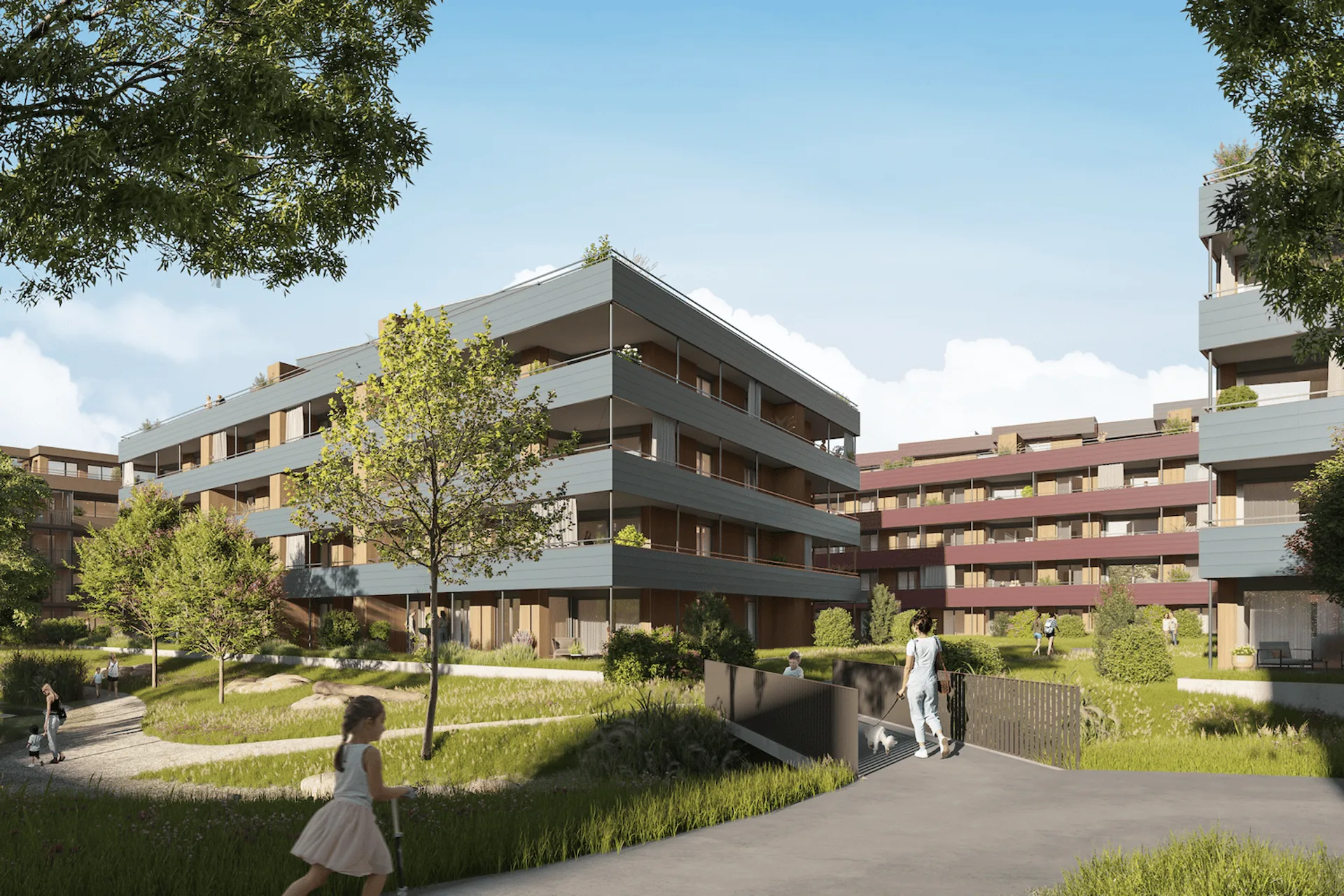 Sonnig, zentral und 43 m2 Balkon Südwest