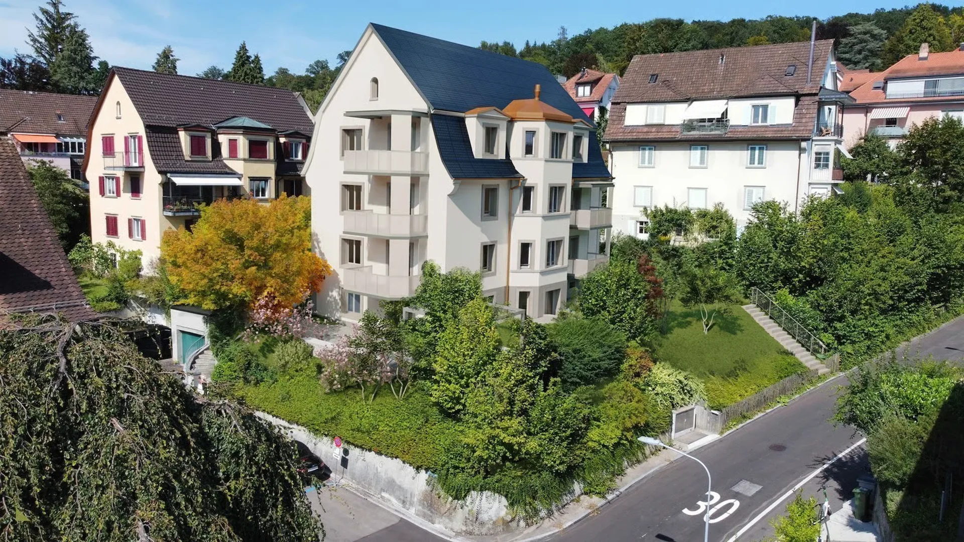 Wohnen mit Sicht auf den Hausberg von Zürich