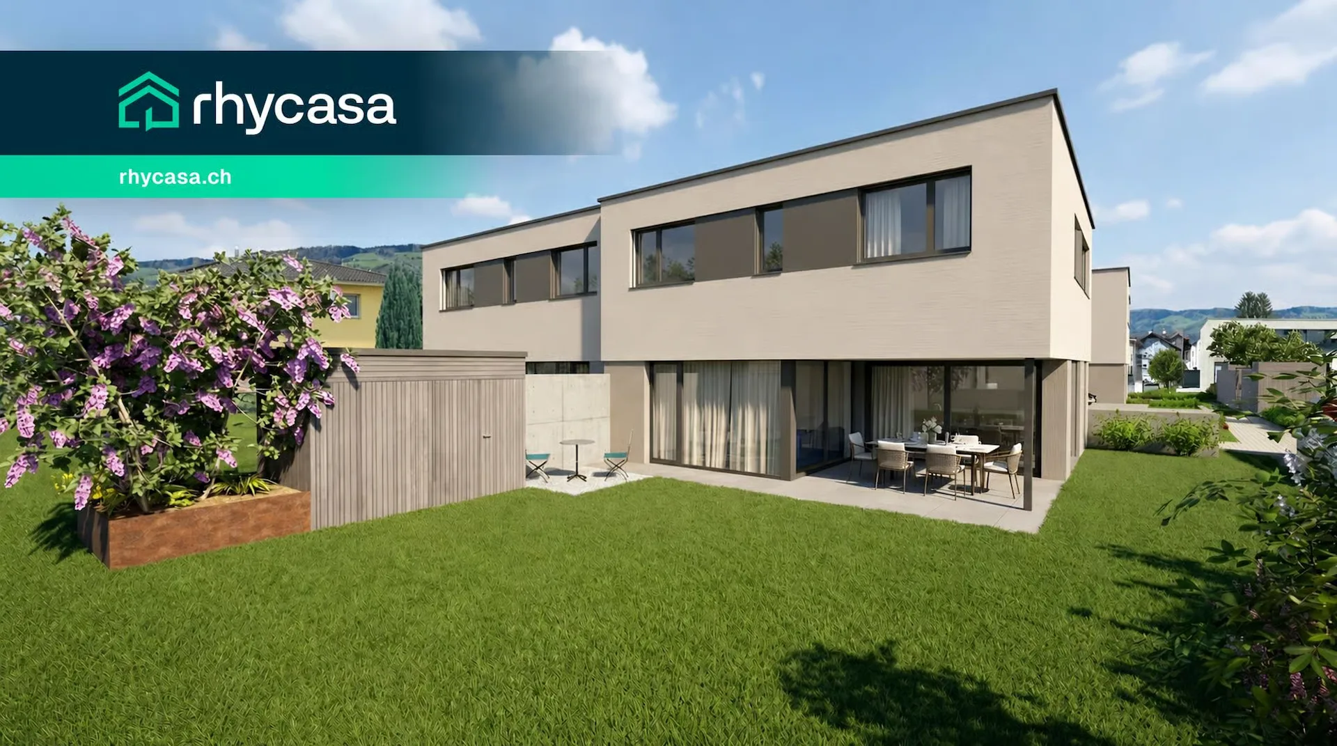 Progetto di costruzione nuova "Aurea Quartier" – casa a schiera di 5,5 locali in una posizione tranquilla ad Au
