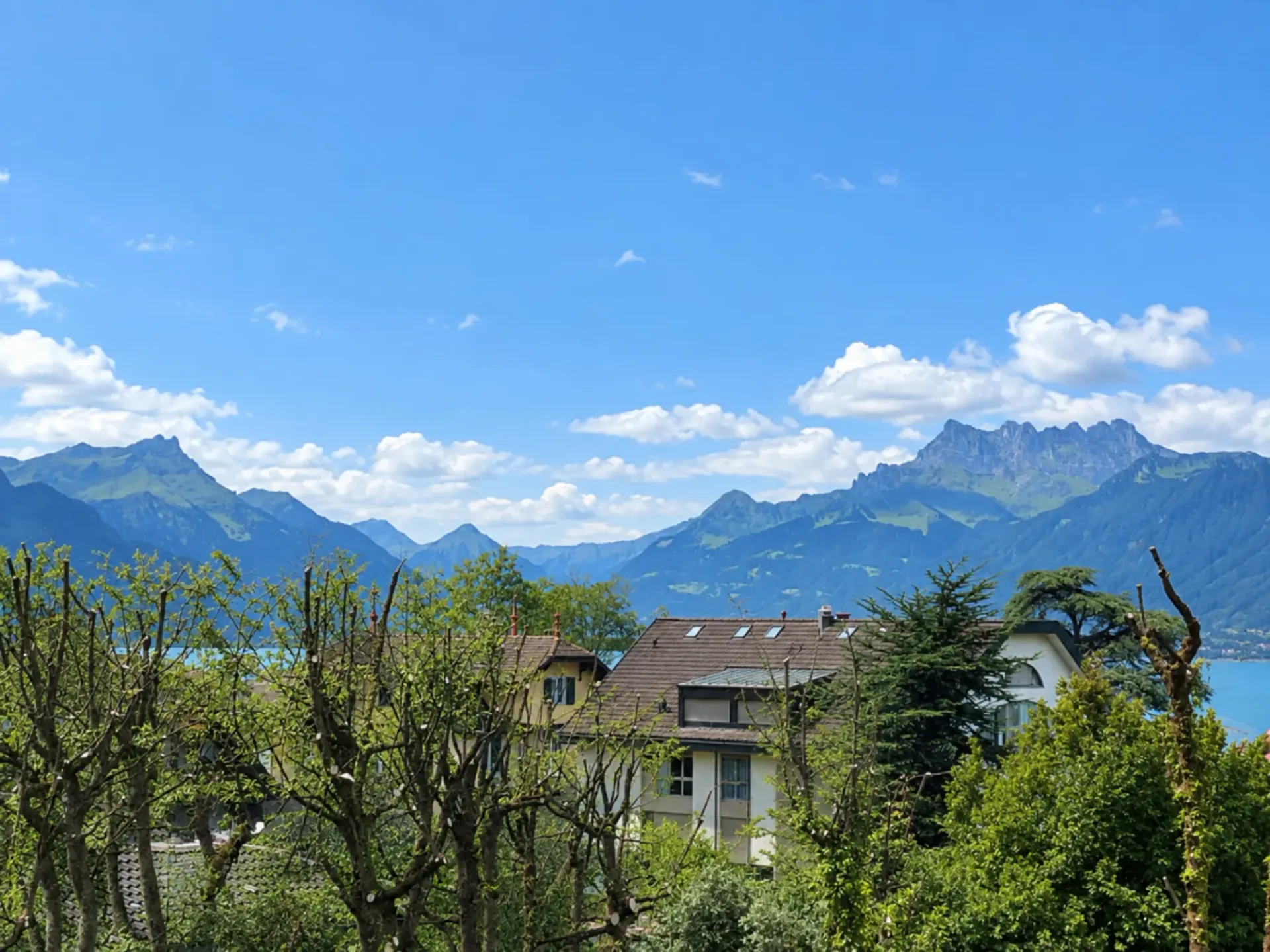 Wohnung mit 3,5 Zimmern 100m2 im Zentrum von Vevey mit Seeblick und Bergblick