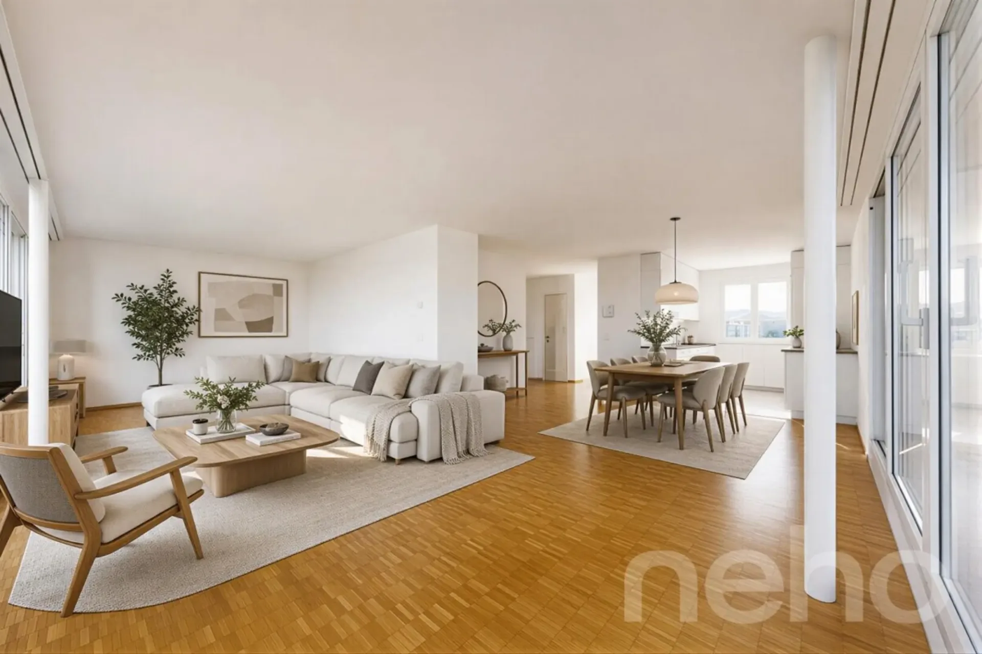 Appartement de 3,5 pièces lumineux avec terrasse spacieuse