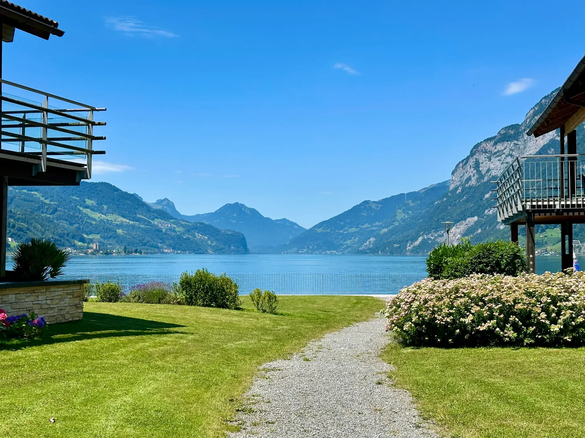4.5-Zimmer Wohnung direkt am See mit Panoramablick - als Ferien- oder