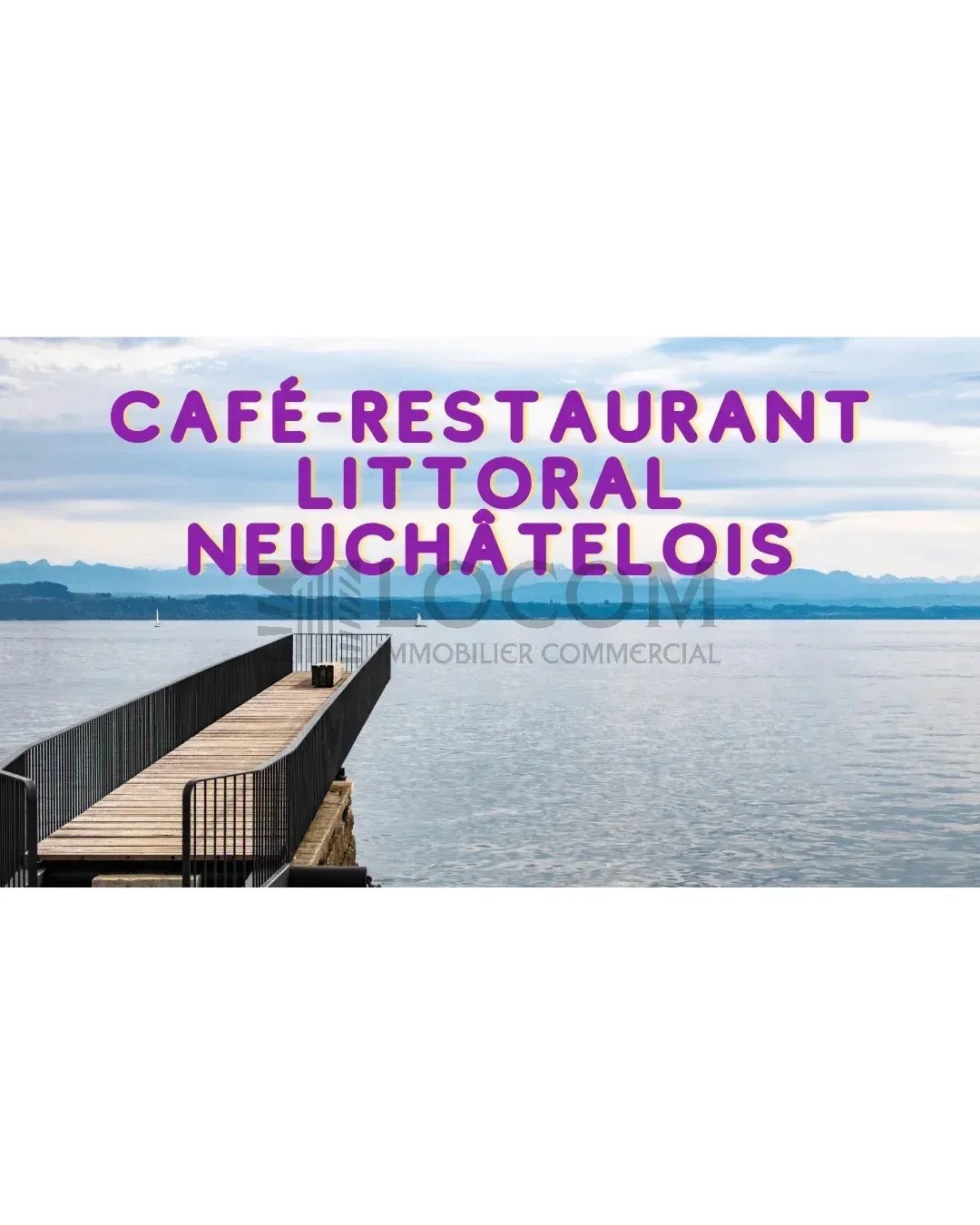 Modernes Restaurant am Neuenburger Ufer mit atemberaubendem Blick