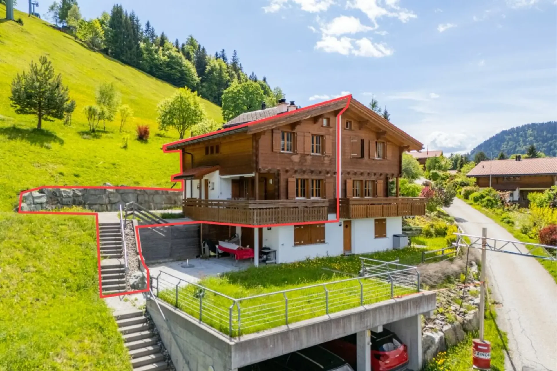 4.5 Zimmer Ferienwohnung mitten im Ski- und Wandergebiet Grüsch-Danusa
