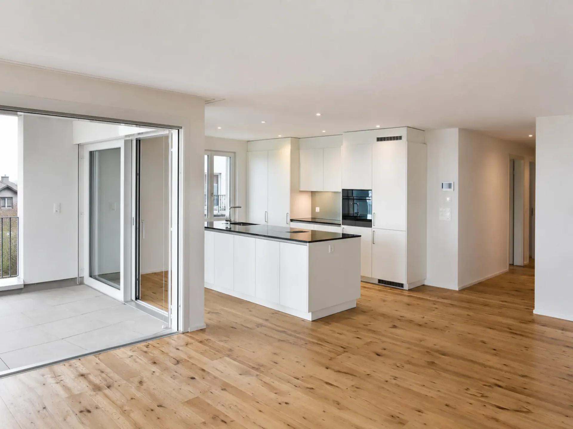 Helle Wohnung mit Loggia und Weitblick in Gommiswald