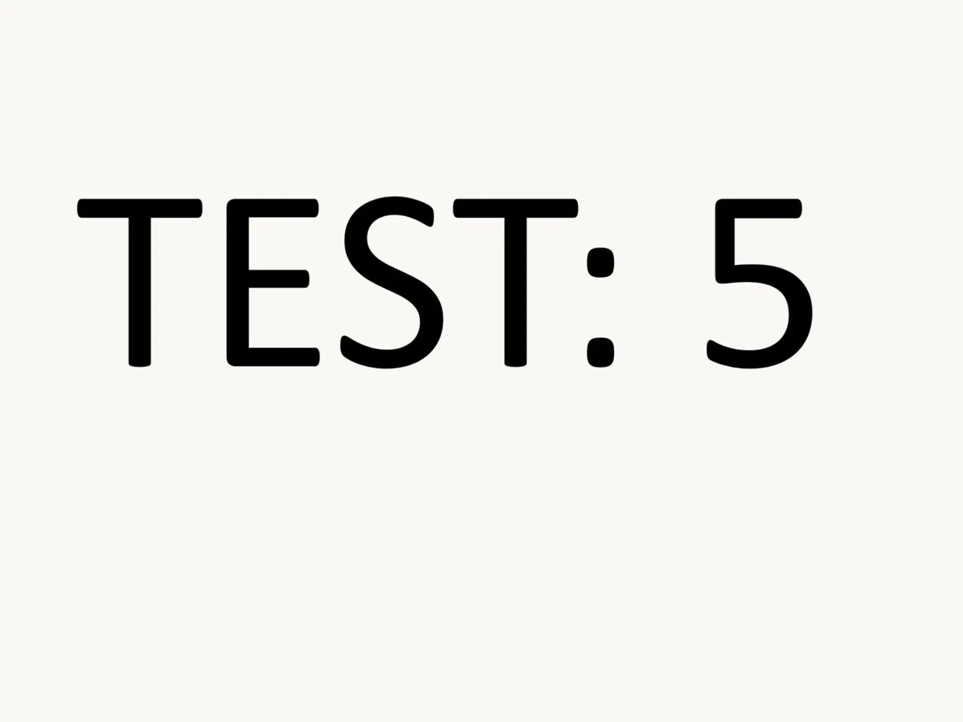 Test:5 Habitation / Maison commerciale