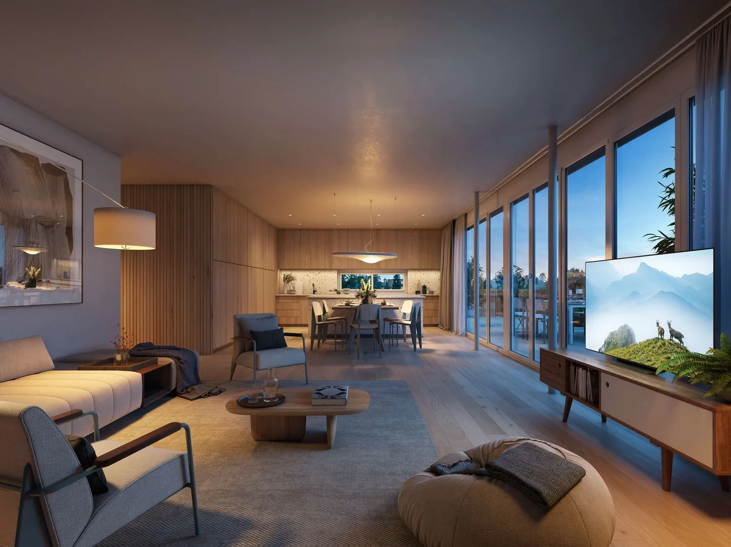 Appartamento attico esclusivo 5.5 locali W10 con terrazza di 228m2