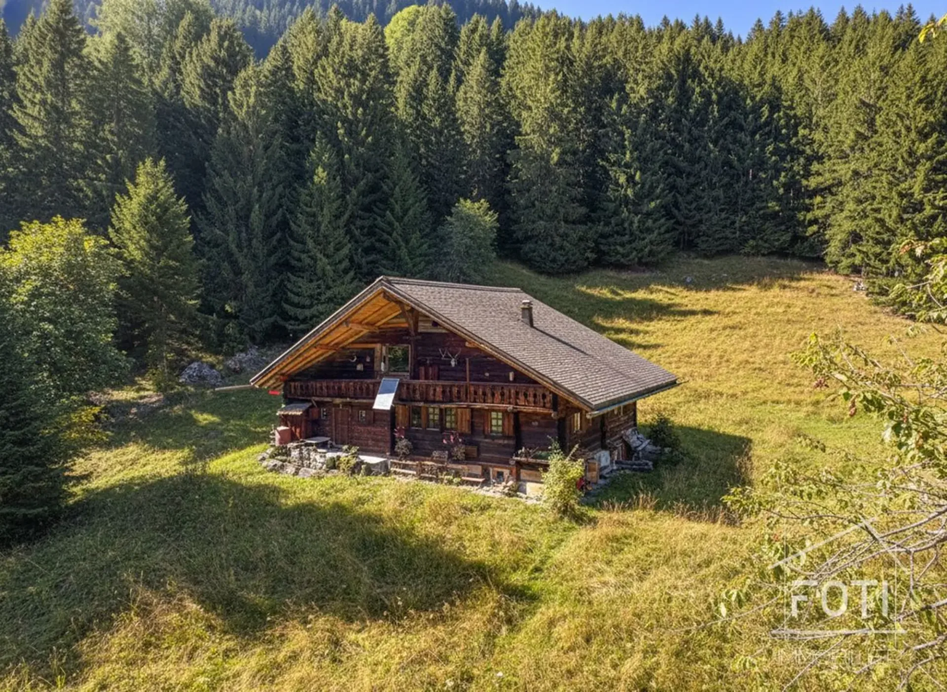 Rare find - 7.5-room chalet nestled in 28,000 m² of forest and meadow.