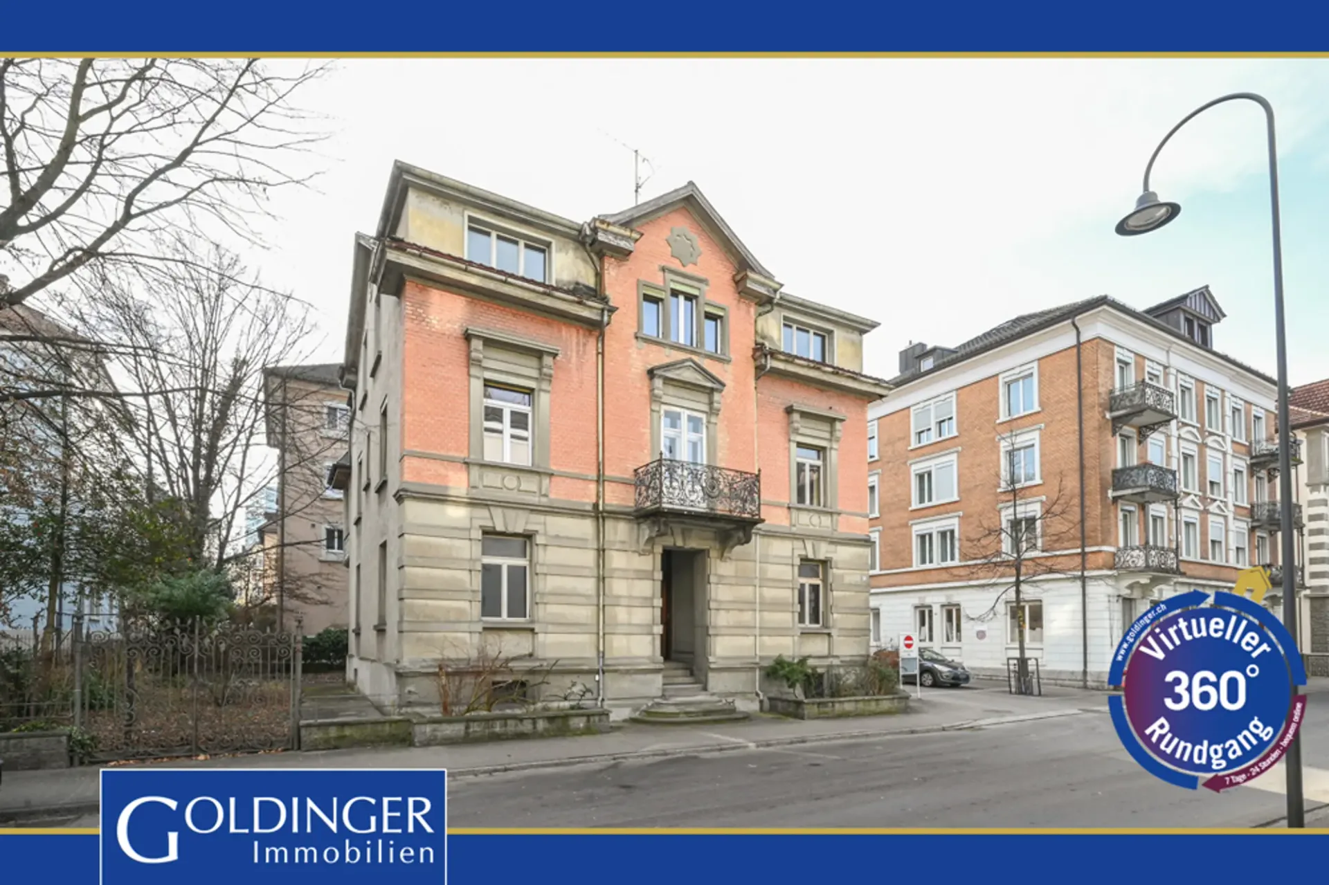 Historische Jugendstilvilla mit grosszügigem Raumangebot