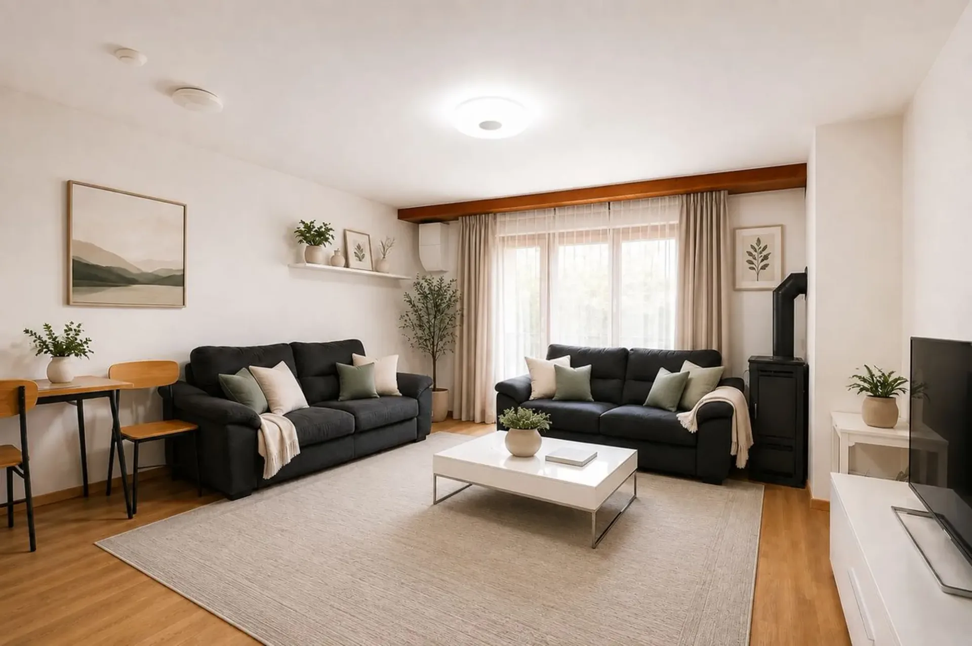 Appartement de 3.5 pièces : Un esprit de village aux portes du centre ville