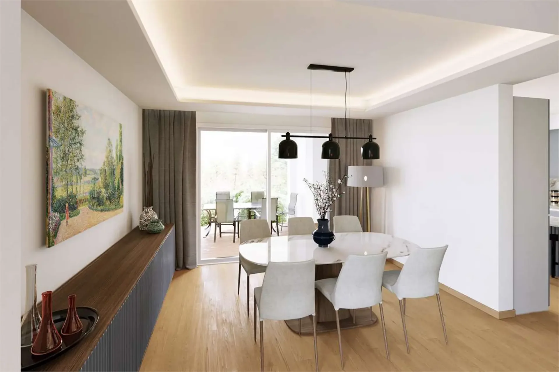 Schönes 3,5-Zimmer-Apartment im Grünen