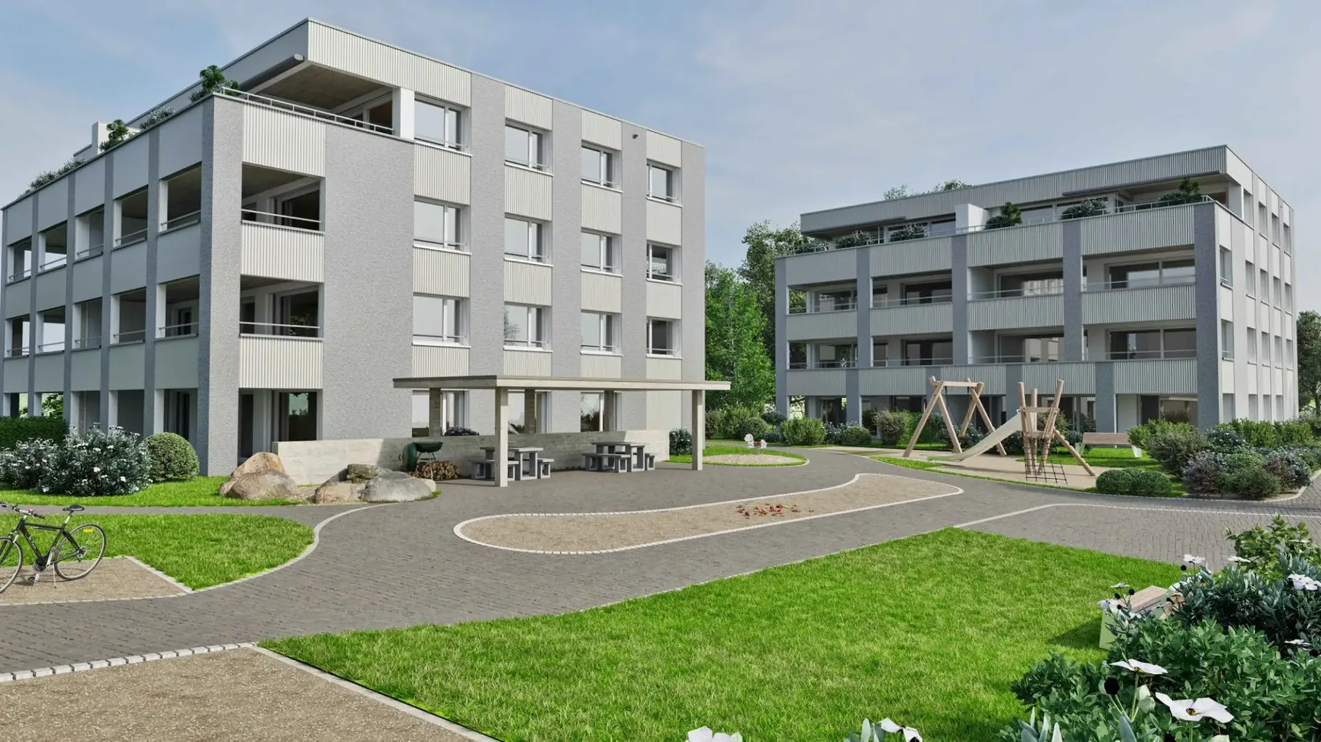 Neubau 3.5-Zimmer-Wohnung im Erdgeschoss in Reinach AG – Modern, hell und familienfreundlich