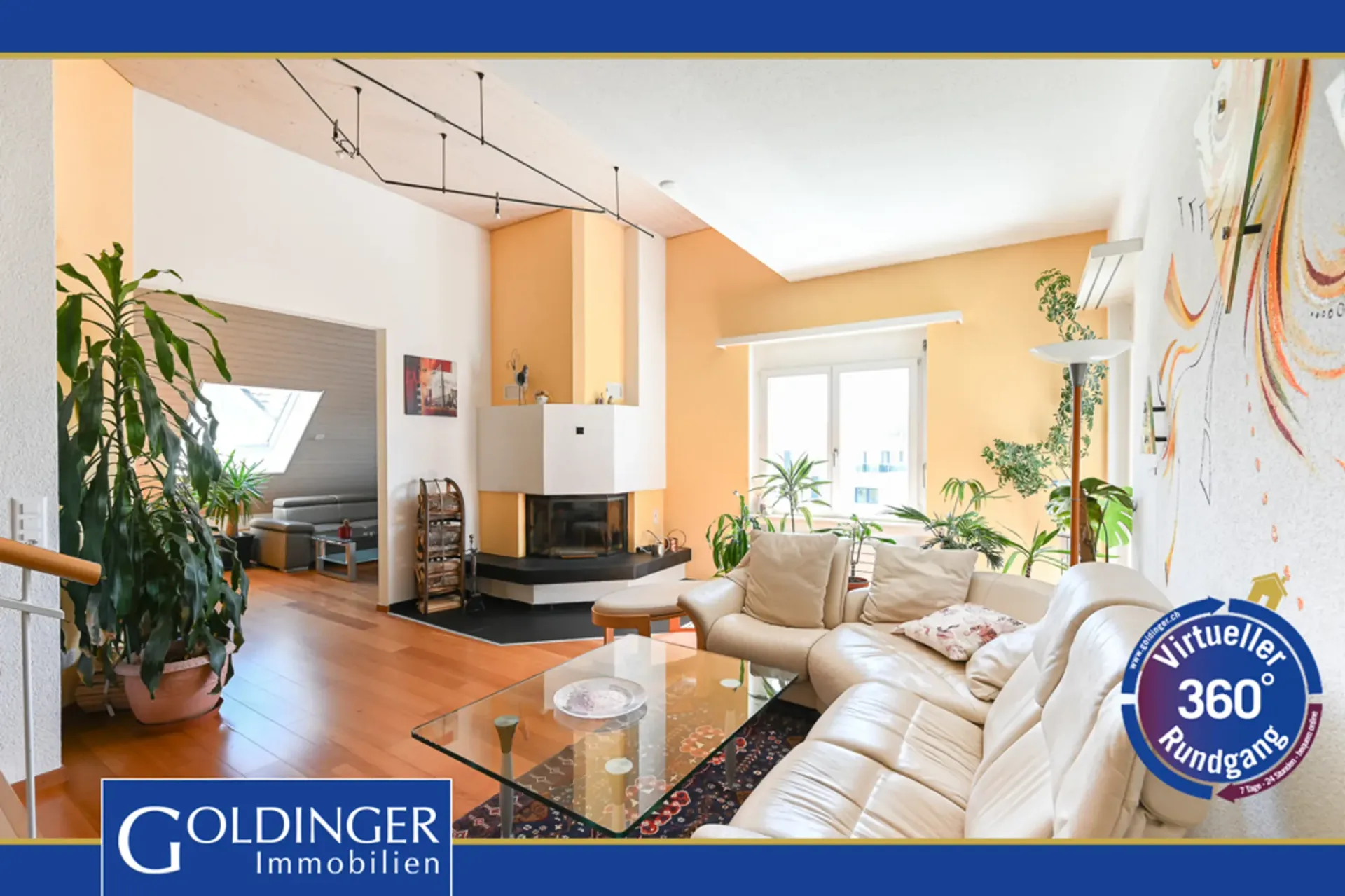 3- bis 5 -Zimmer-Dachgeschosswohnung mit privater Dachterrasse