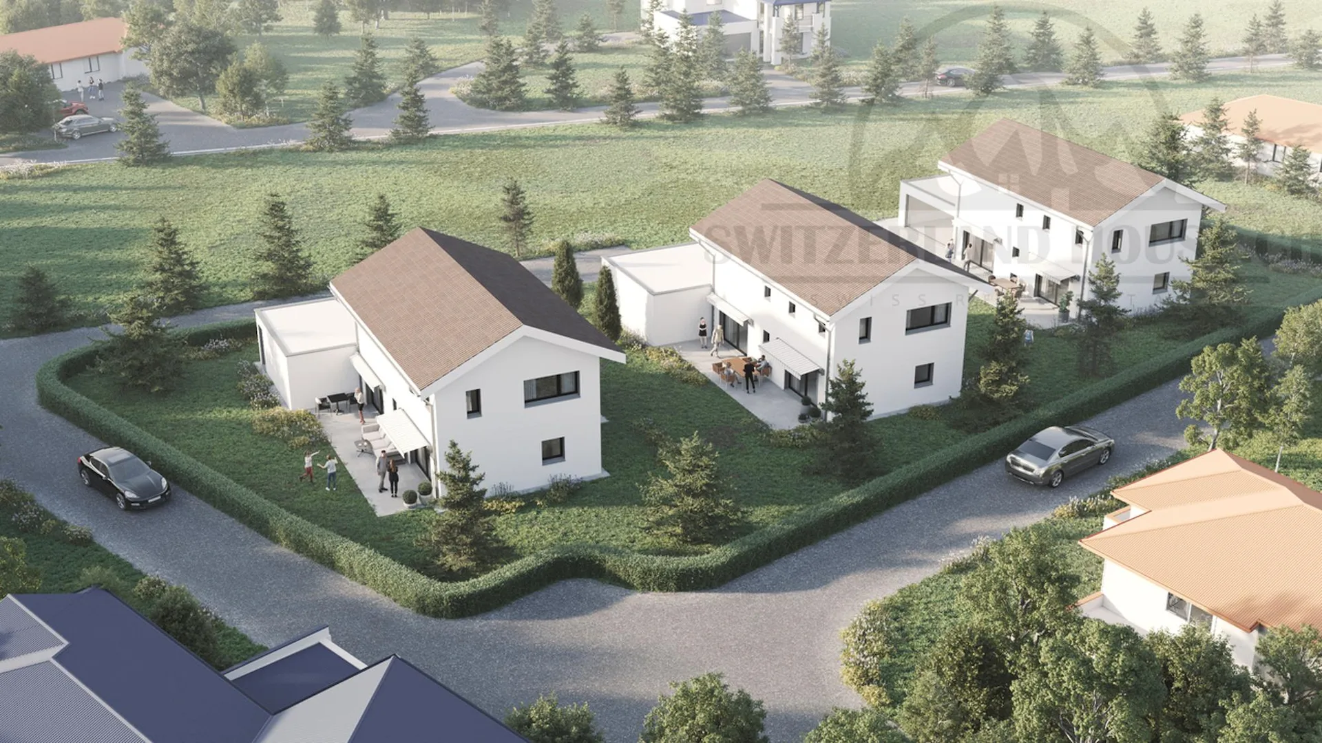 Magnifique villa individuelle 5.5 pcs avec grand jardin à Lovens