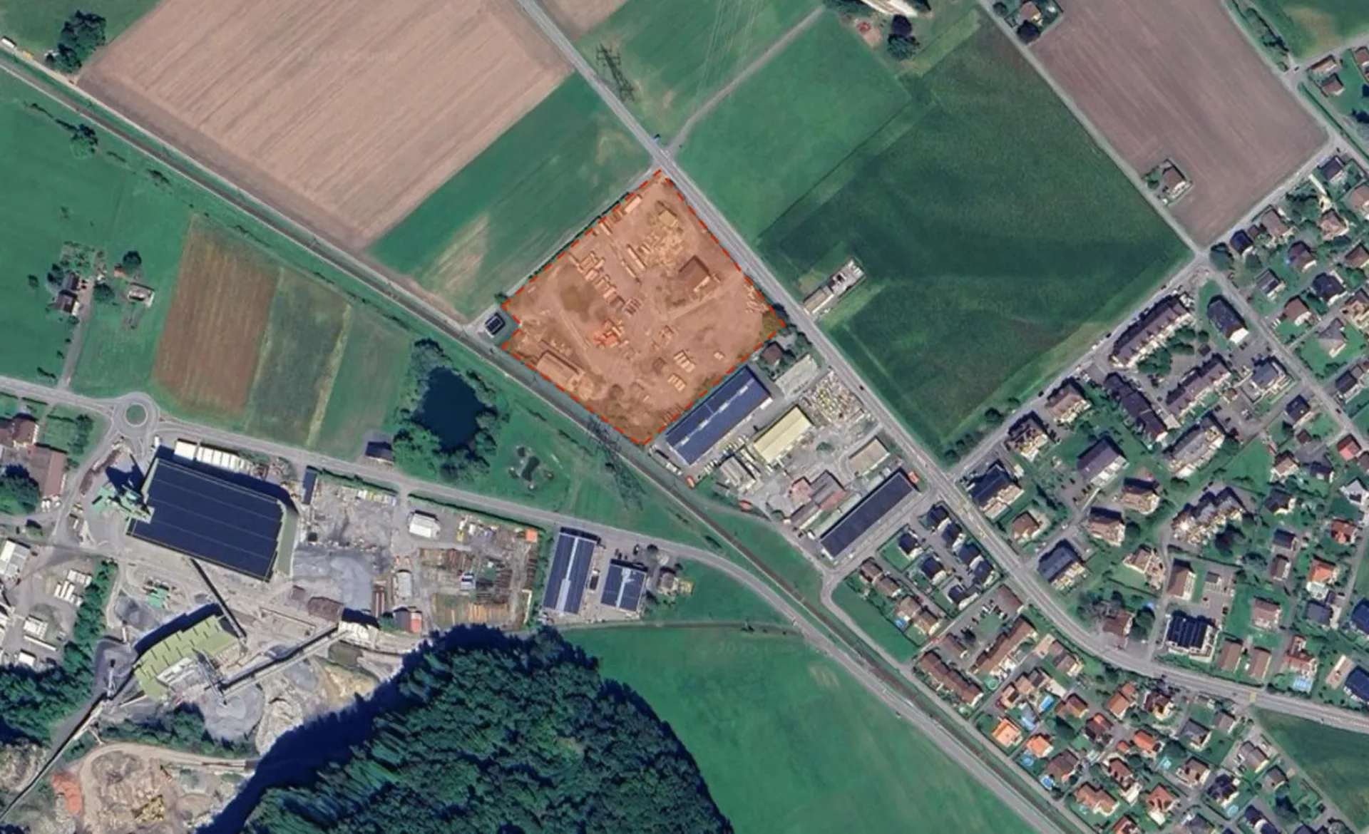 «Gewerbezone» mit Entwicklungspotenzial in Massongex (VS)