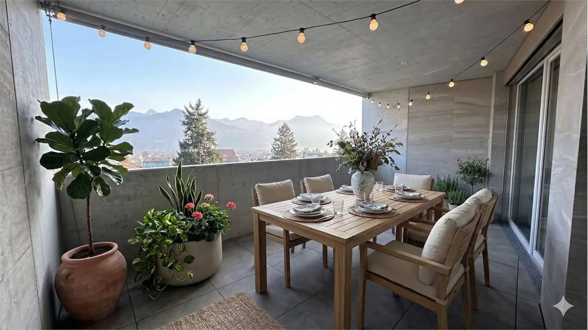 Helles 2,5-Zimmer-Apartment mit großem Terrassenbereich