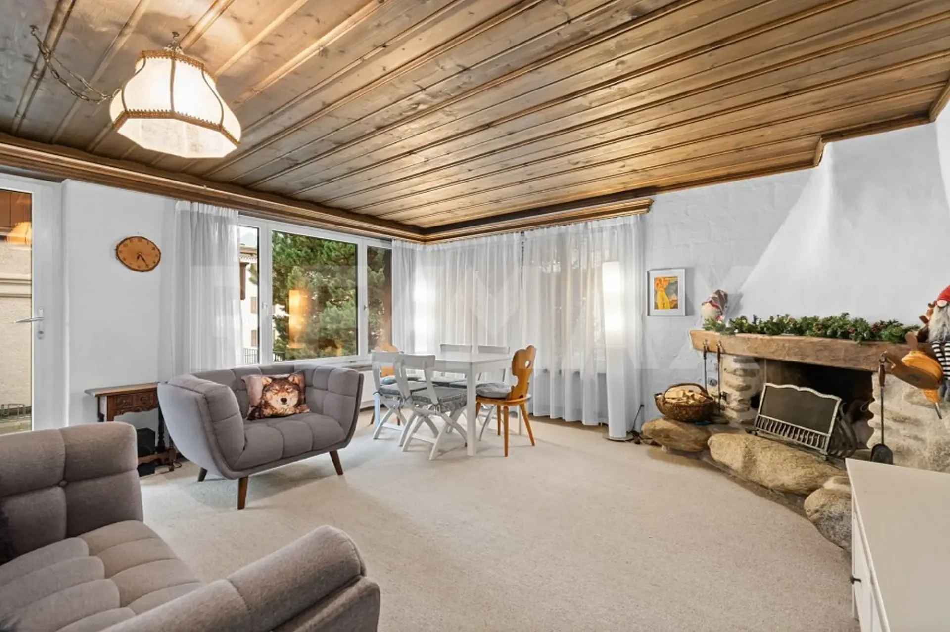Hemelige 4½-Zimmer-Wohnung im Zentrum von Klosters