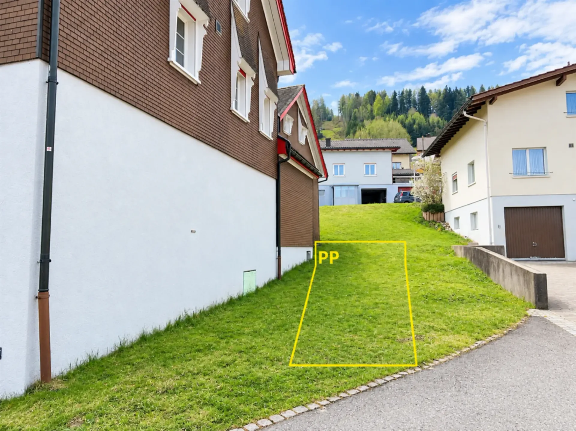 Emplacement de parking pour caravane ou camping-car