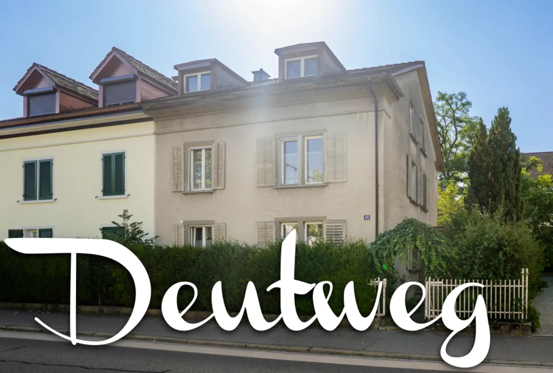 Charmantes 6.5-Zimmer-DEFH mit viel Potenzial im beliebten Quartier Deutweg