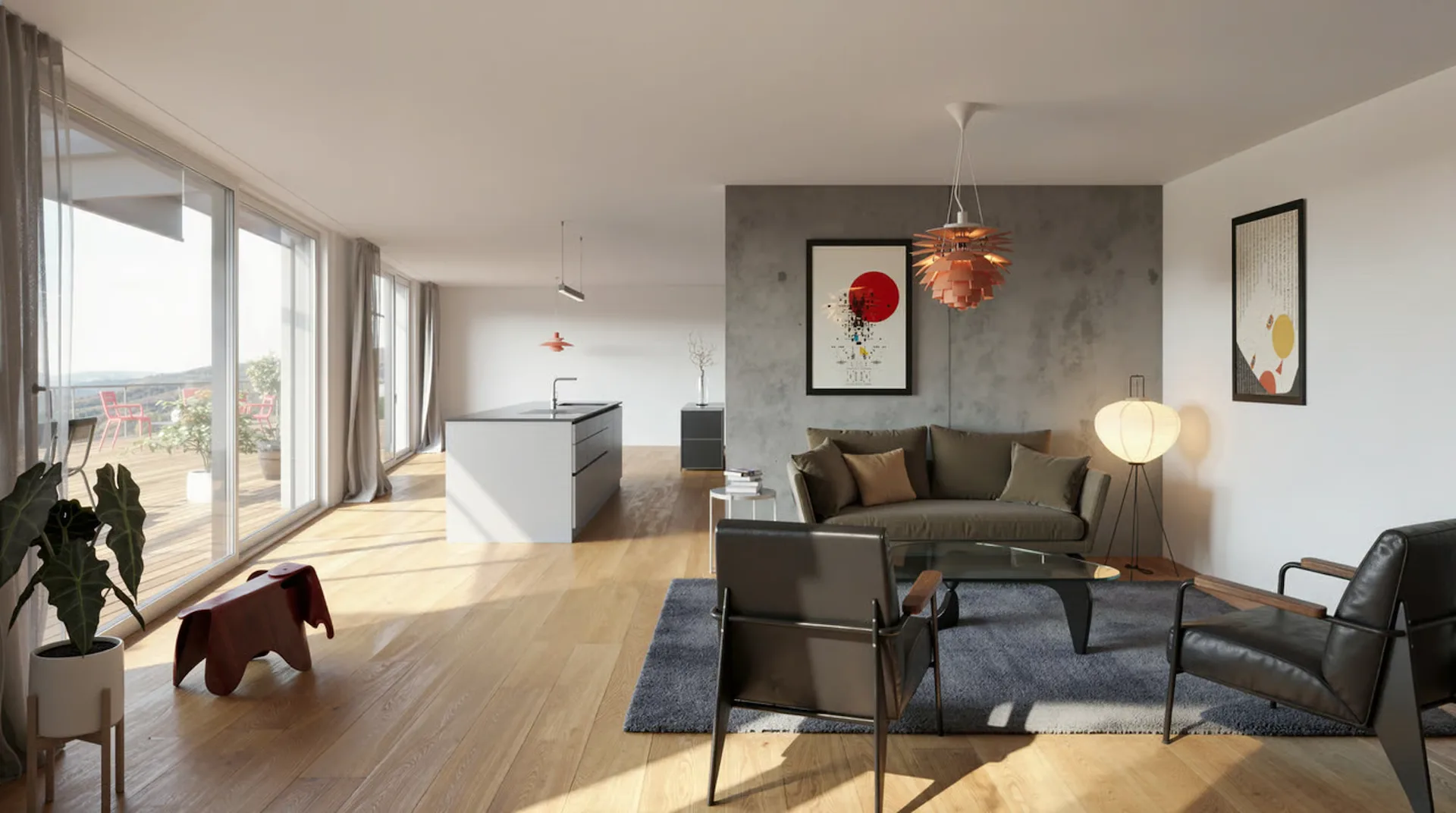EINZIGARTIGE ATTIKAWOHNUNG MIT BESTECHENDEM PANORAMABLICK