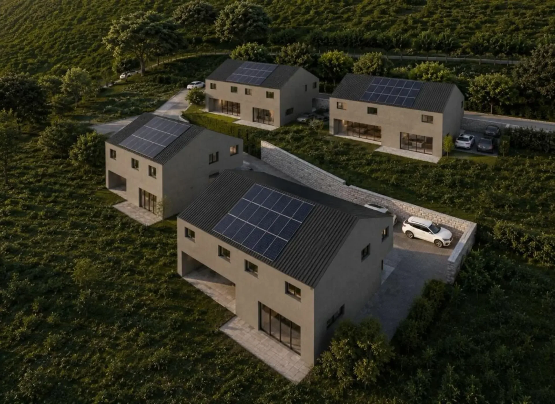 Splendid semi-detached villa in Vérossaz