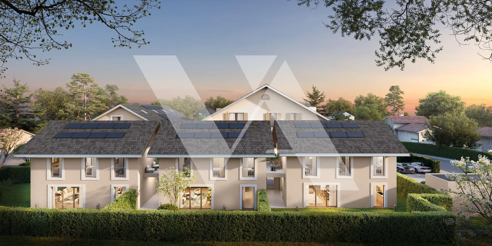 Zu verkaufen in Bau - Prächtige Reihenvilla mit großem Garten