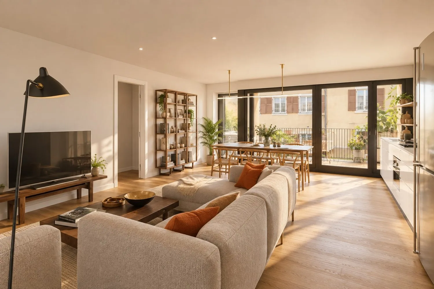 Wohnung mit 4.5 Zimmern und Balkon