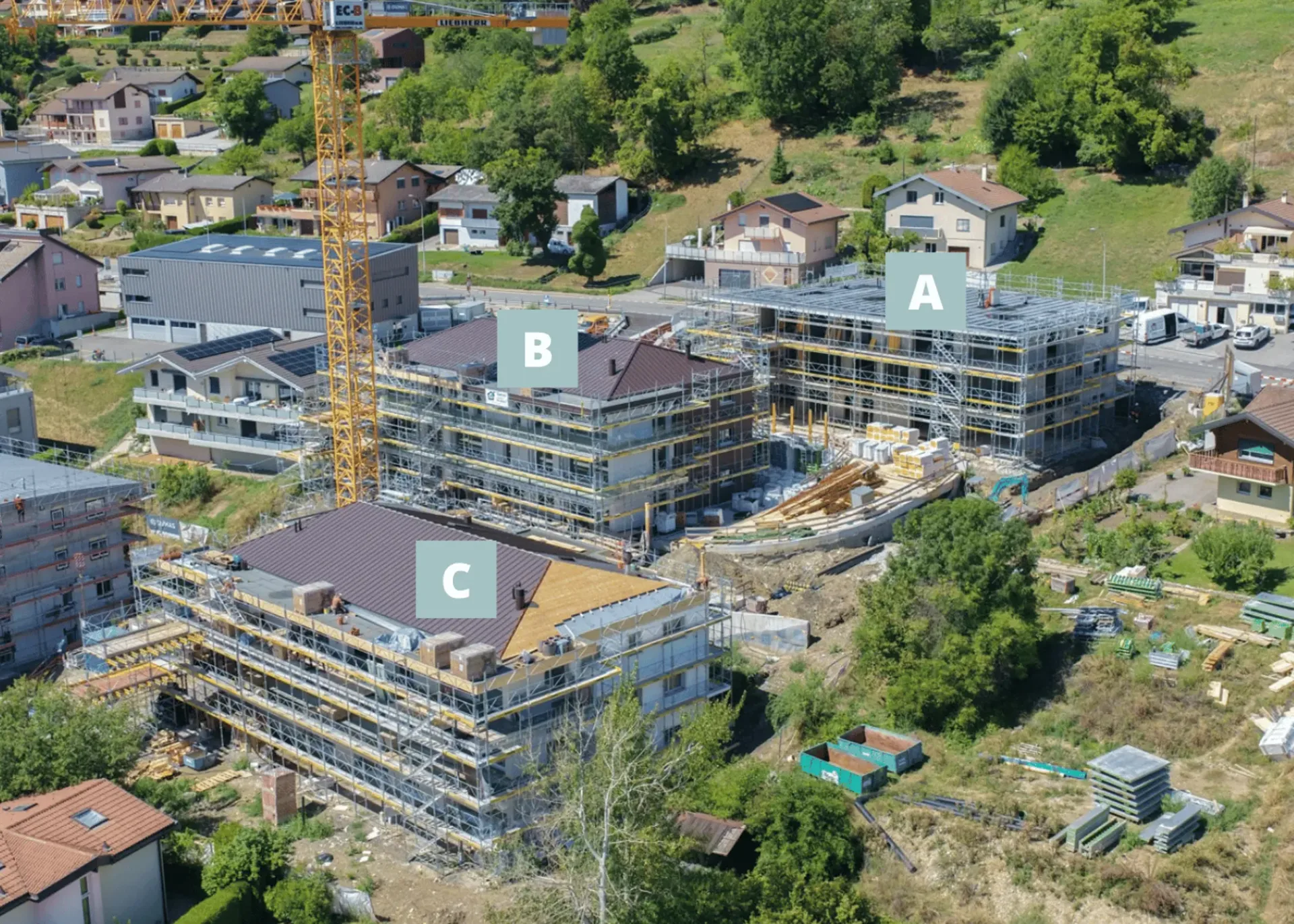Neue Residenz in Savièse - 4.5-Zimmer-Wohnung neu zur Miete
