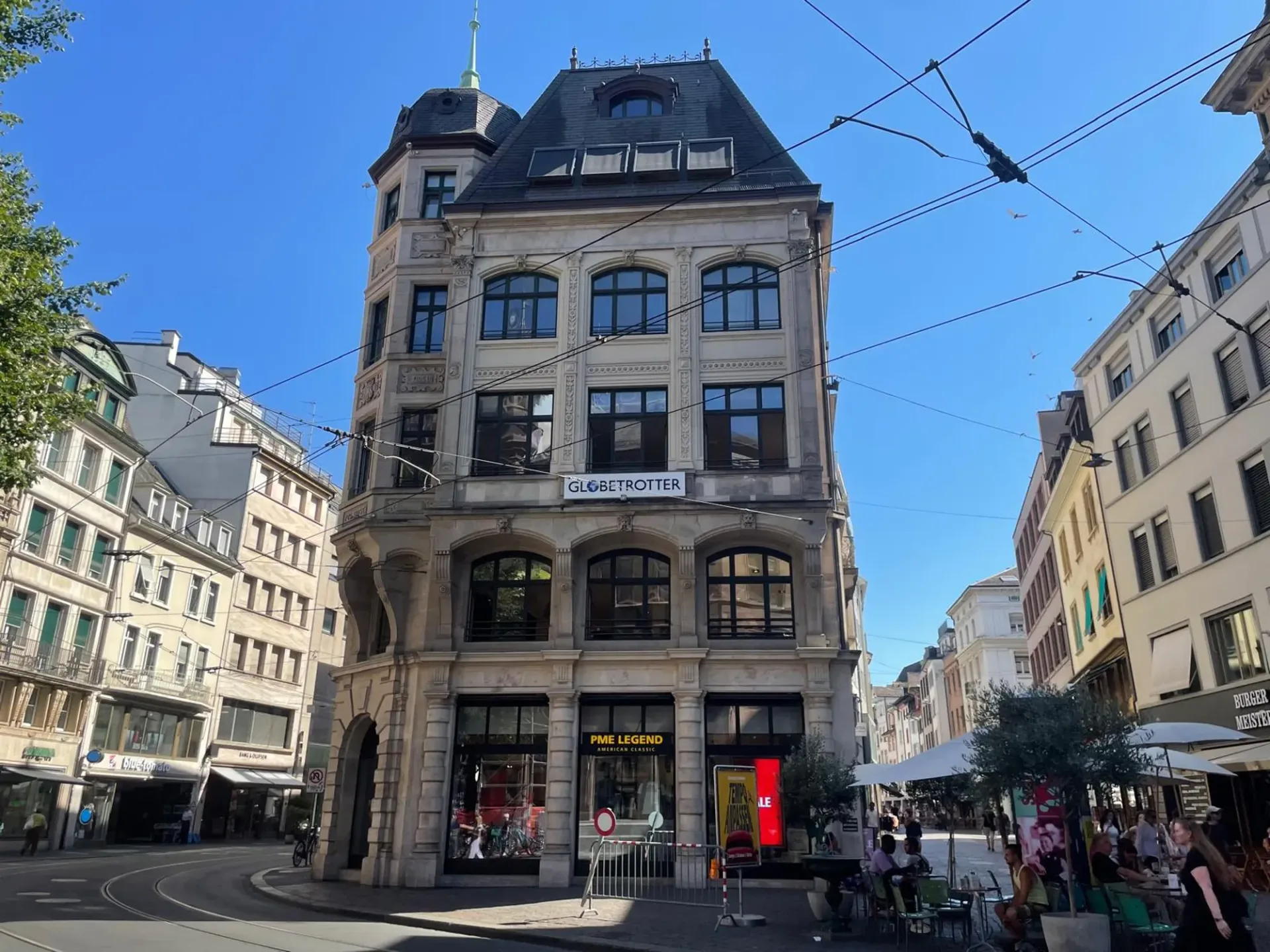 Maximale Sichtbarkeit dank 180 Schaufensterfront an der Gerbergasse