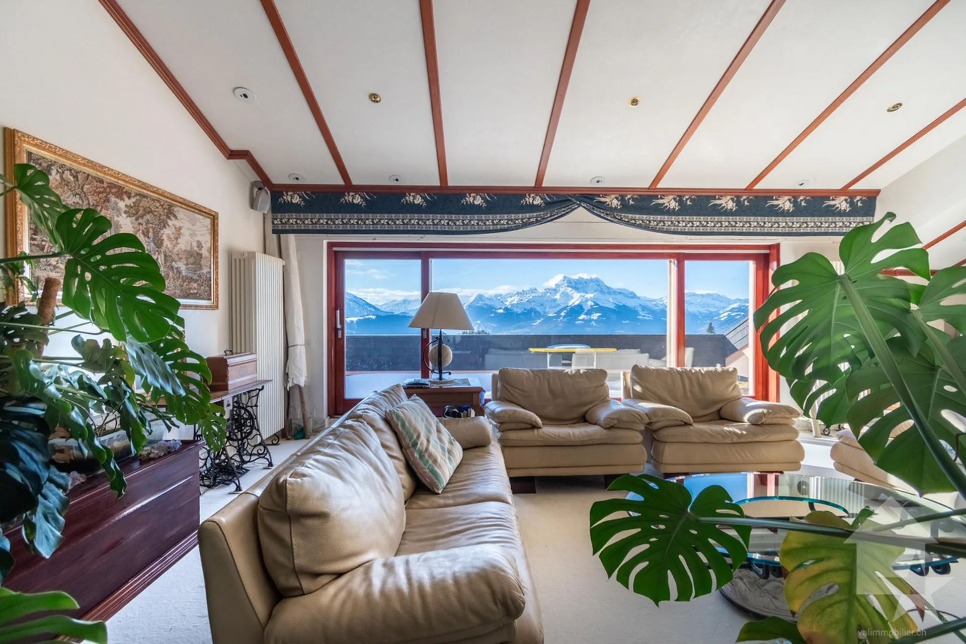 Superbe attique plein sud avec vue imprenable - Leysin centre