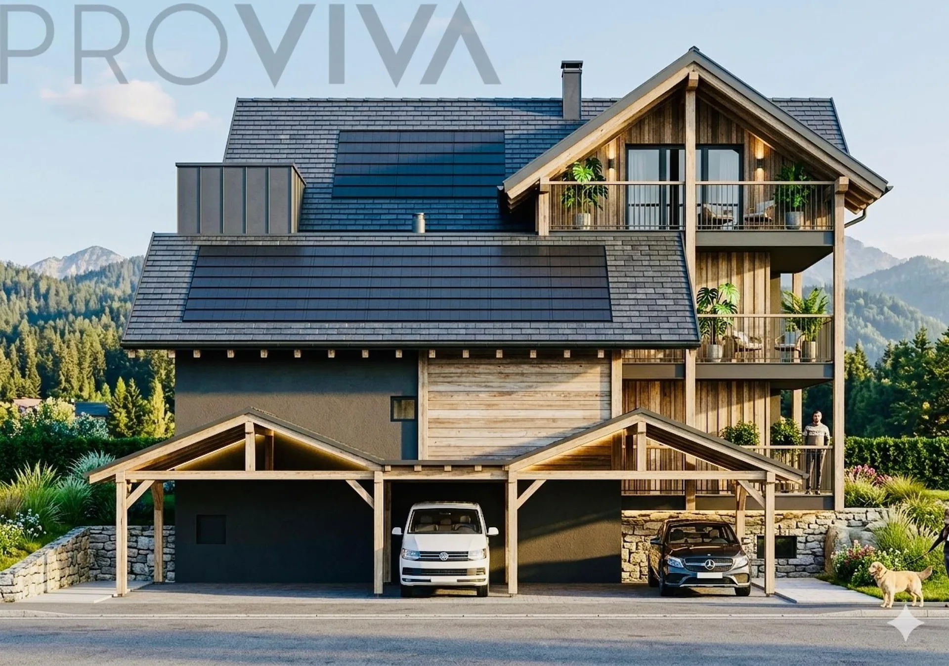 Modernes Familienglück mit Südbalkon und Mezzanine-Stauraum