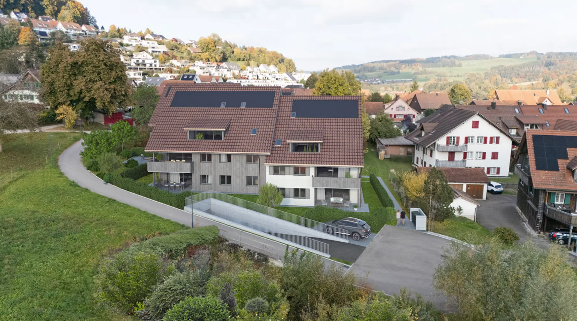 Letzte Wohnung sichern -  3.5-Zimmer-Neubau-Wohnung 2. Dachgeschoss in ruhiger Lage von Madetswil