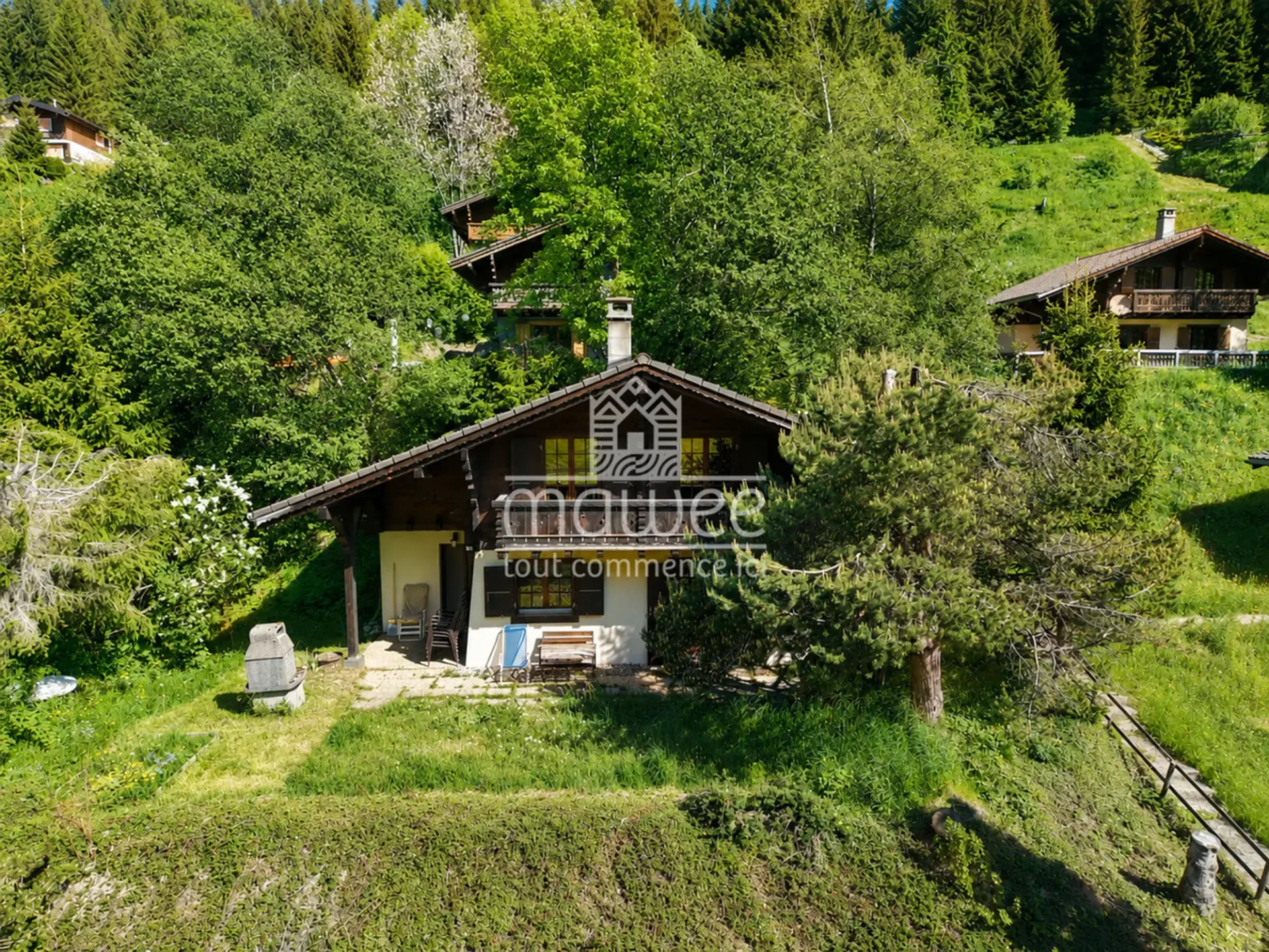 Charmanter Chalet mit 4,5 Zimmern, ideal für eine Zweitwohnung.