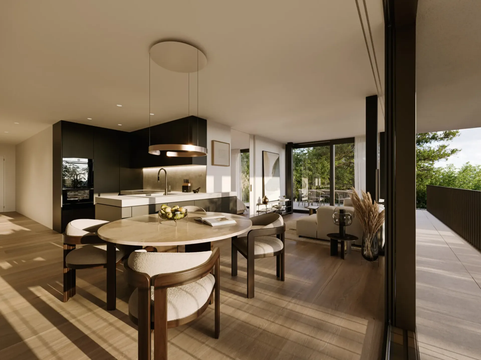Belair Residences: elegante Neubauwohnung mit Gartenbereich