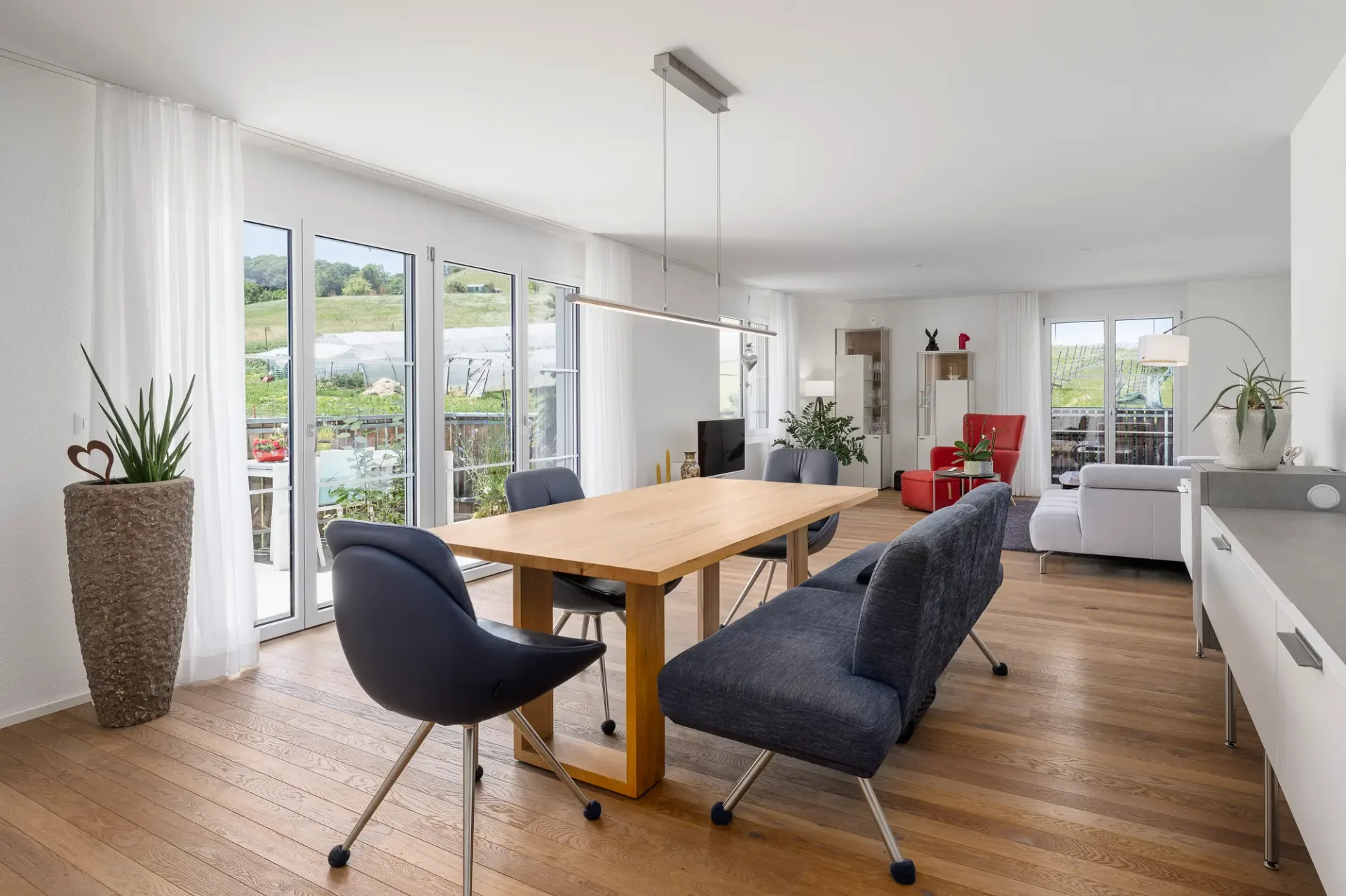Habitation exclusive dans l'harmonie verte